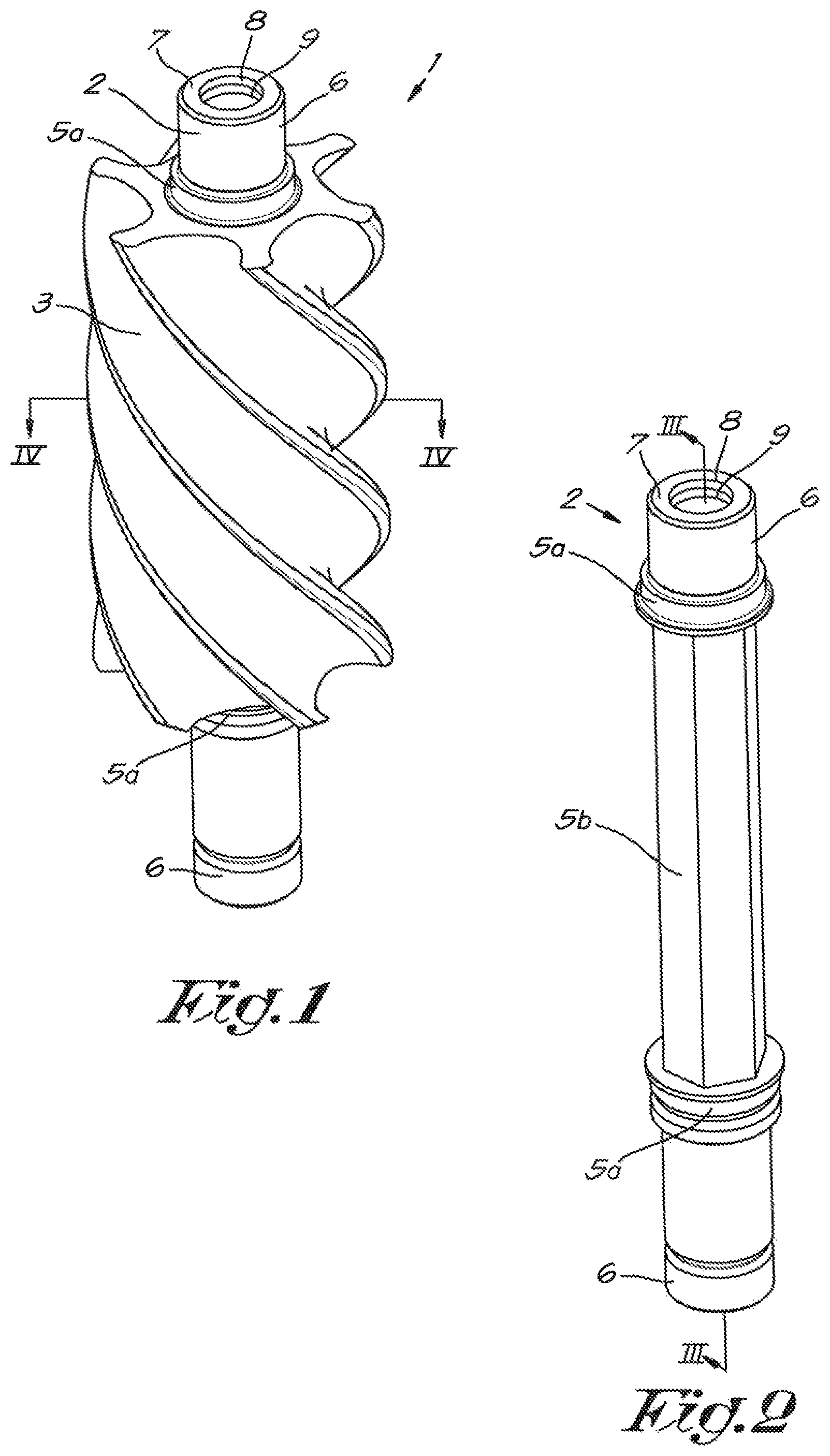 Patent US12129850 Figure 1 – Screw rotor and method for manufacturing such screw rotor