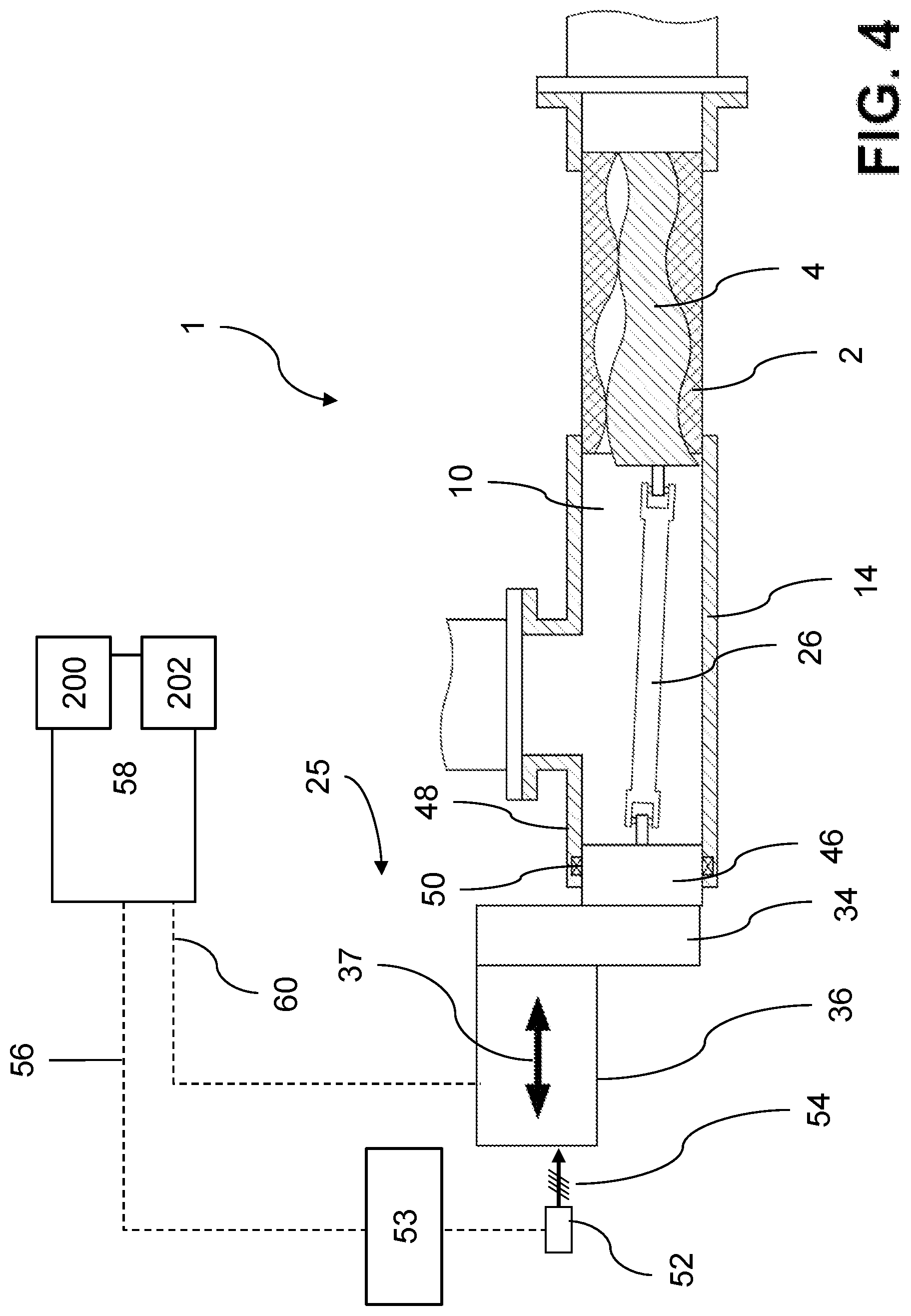 Patent US12129851 Figure 4 – Eccentric screw pump with working engagement and idle engagement and method for controlling the eccentric screw pump