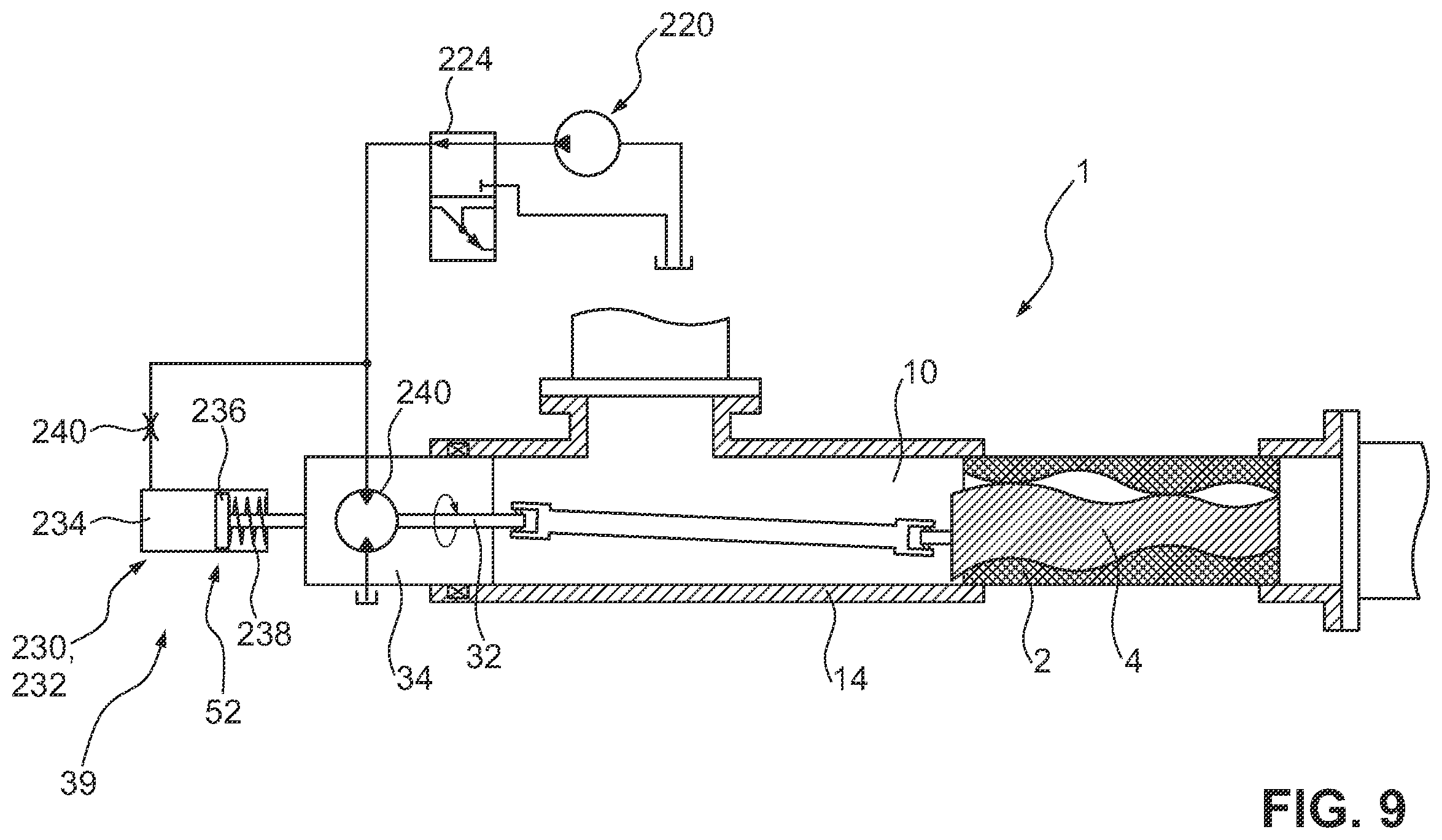 Patent US12129851 Figure 9 – Eccentric screw pump with working engagement and idle engagement and method for controlling the eccentric screw pump