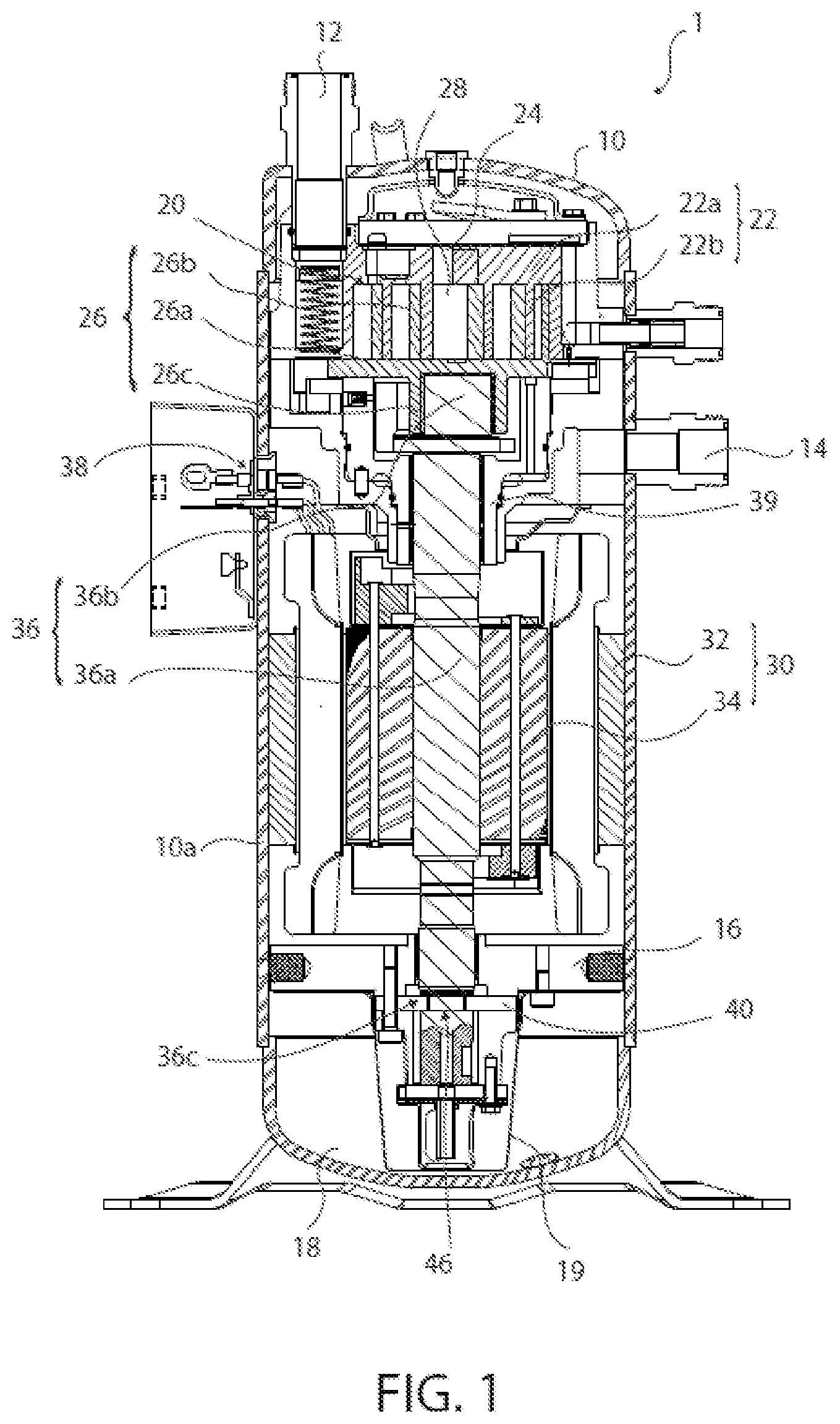 Patent US12129852 — Compressor — Figure 1