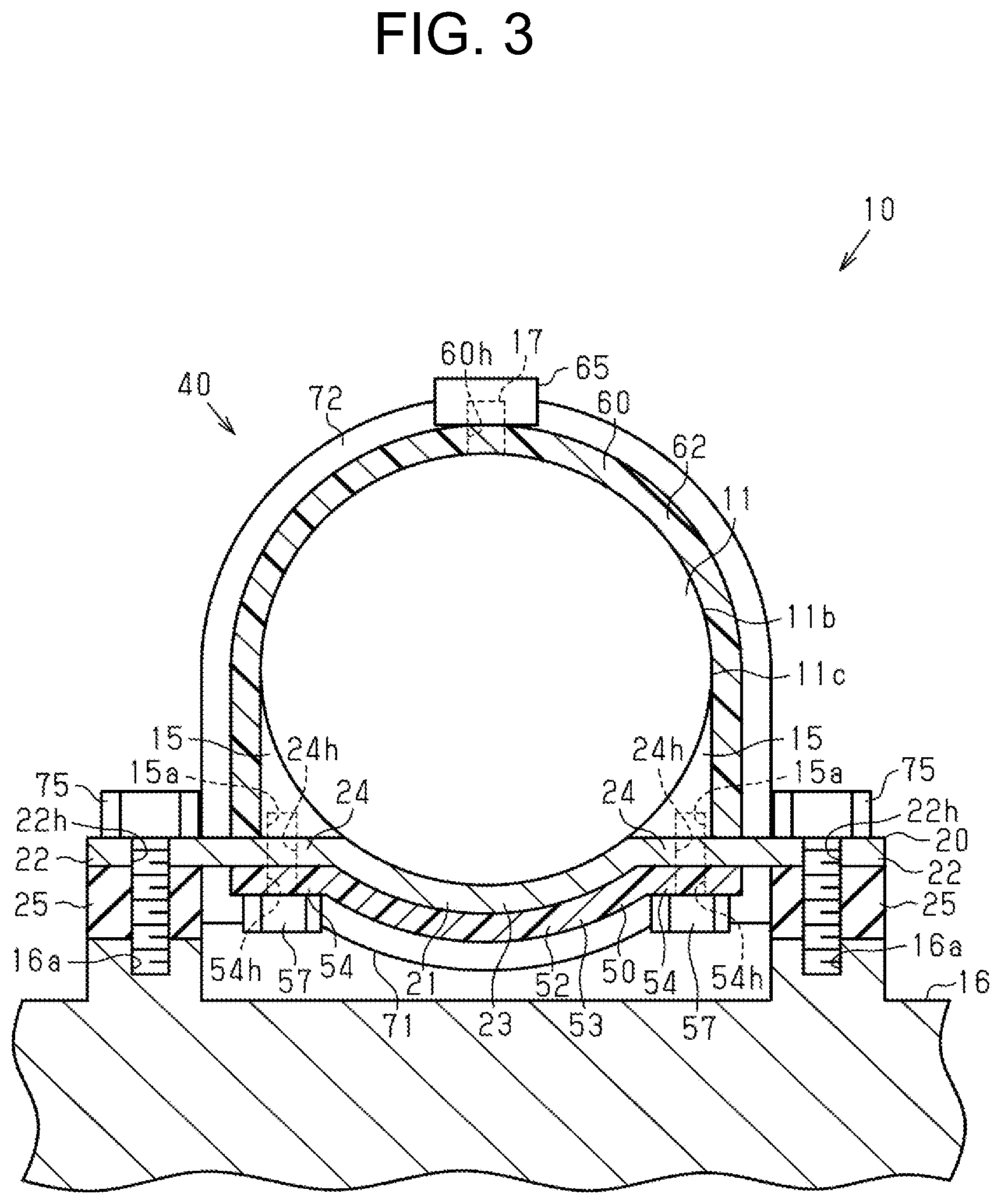 Patent US12129855 Figure 3 – Sound absorbing cover and vibration insulating support for an electric compressor
