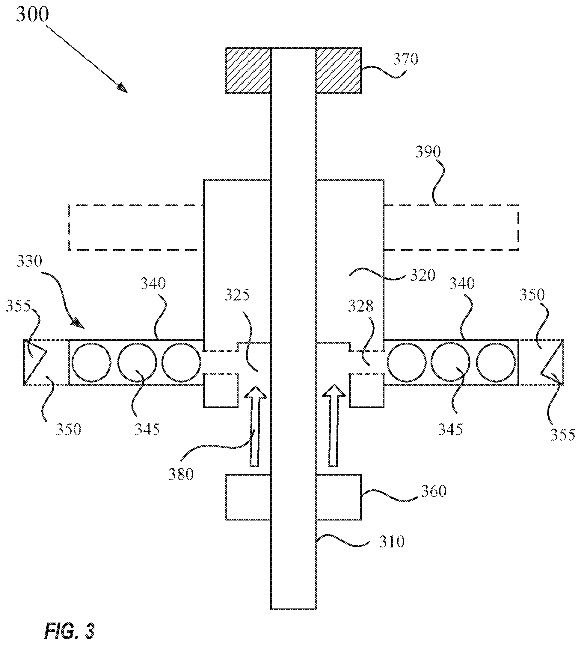 Patent US12129856 Figure 3 – Rotor having a plurality of spiral pathways to pass liquid or gas therethrough to increase power thereof