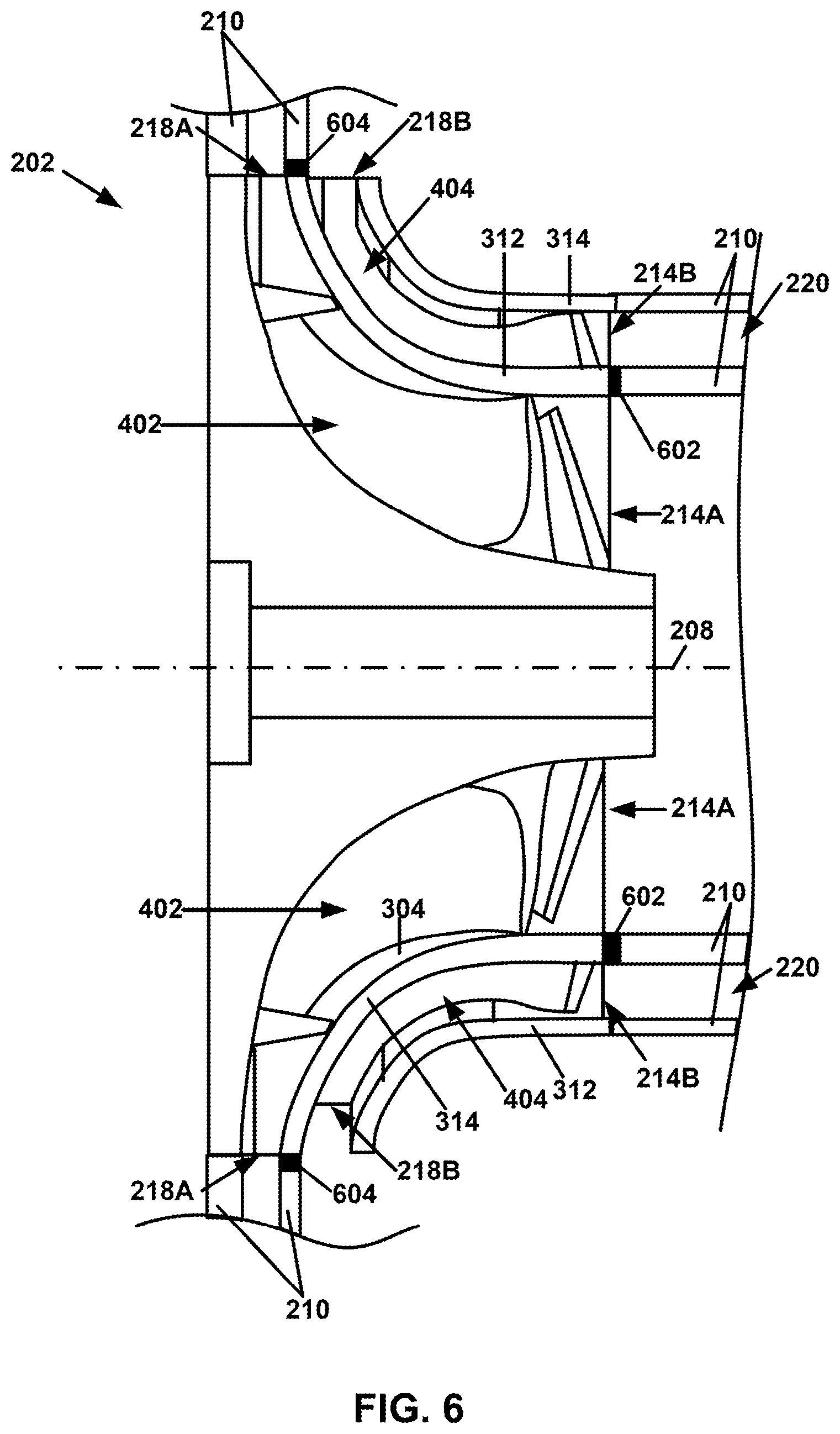 Patent US12129859 Figure 7 – Axially nested compressors