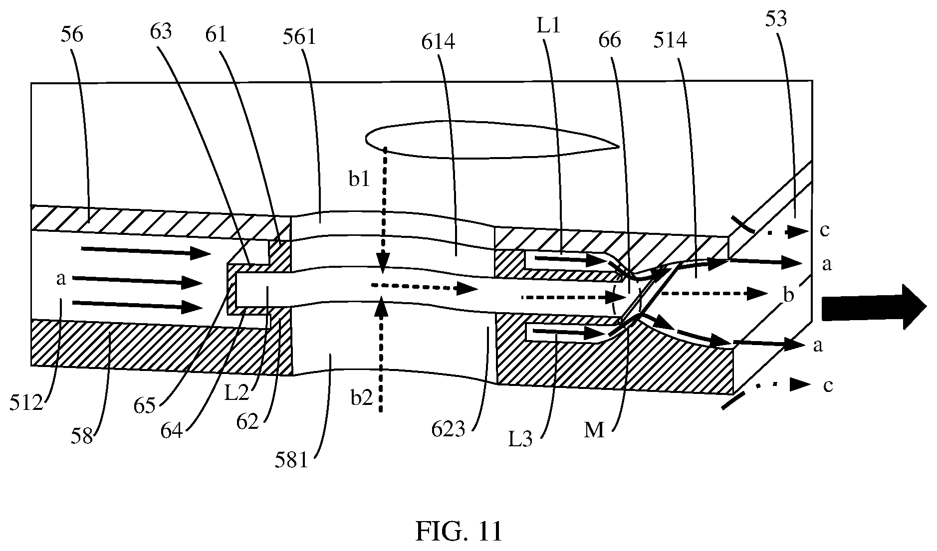 Patent US12129860 Figure 8 – Fan and electronic device