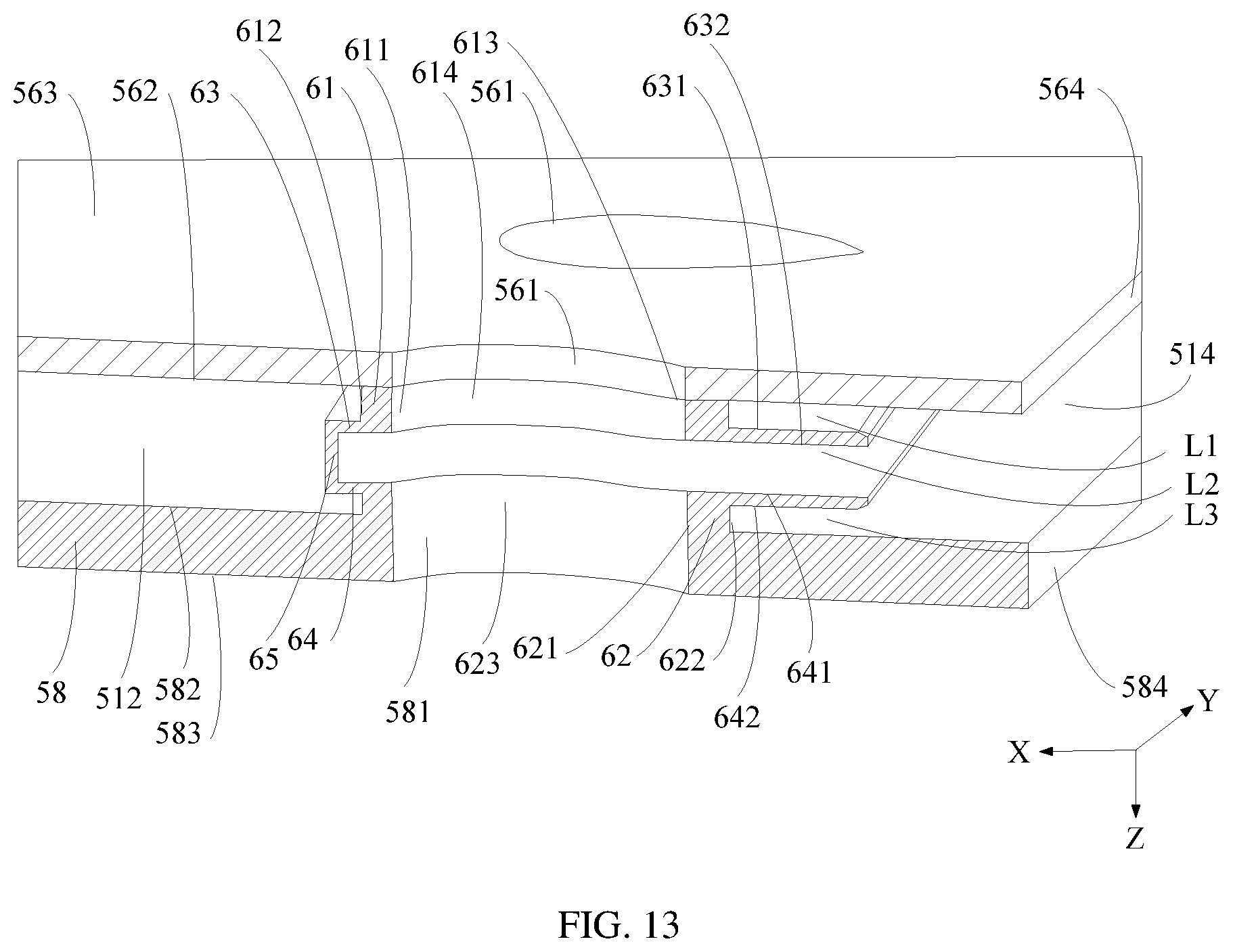 Patent US12129860 Figure 10 – Fan and electronic device