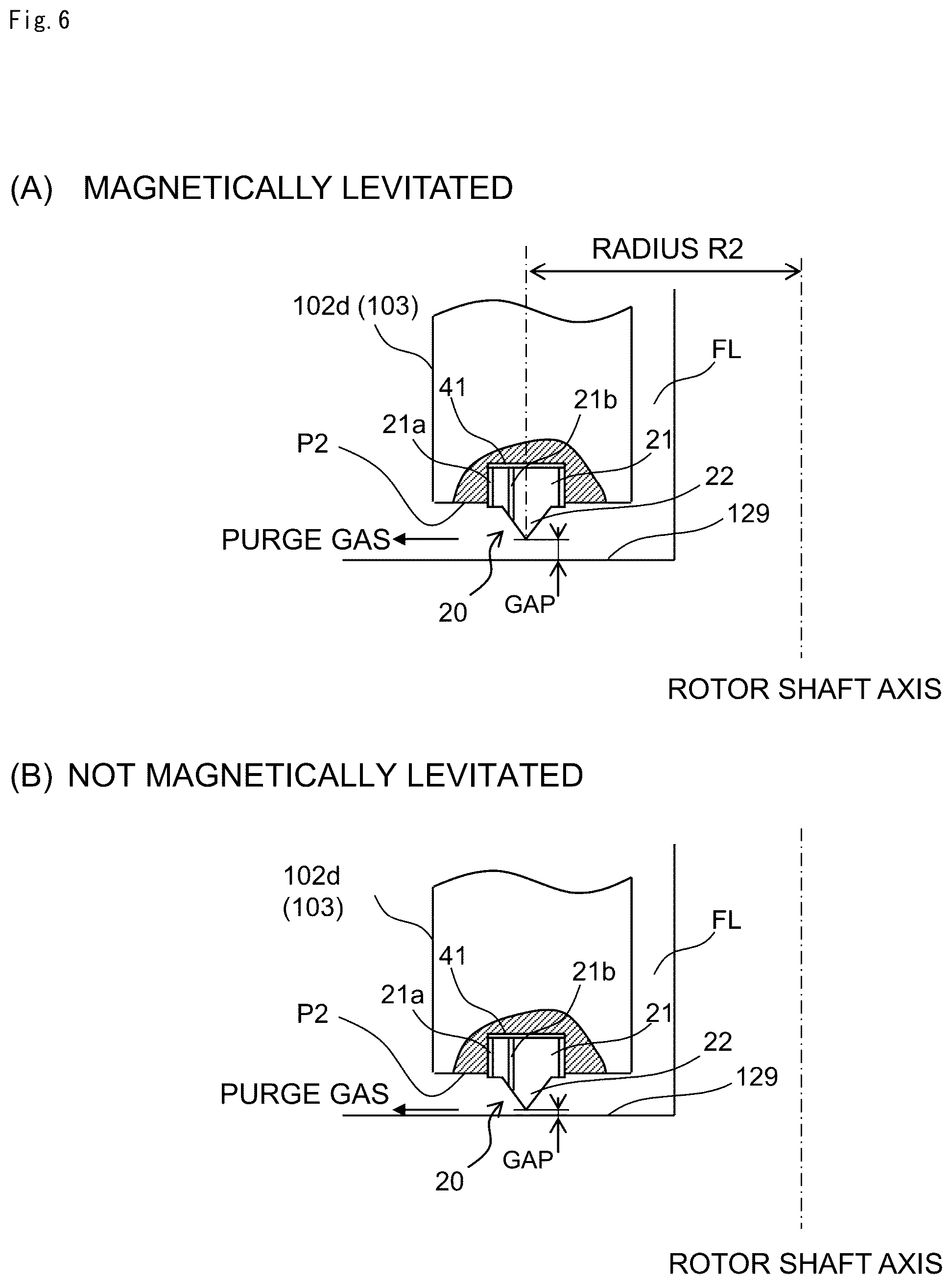 Patent US12129861 Figure 6 – Vacuum pump and rotating body for vacuum pump