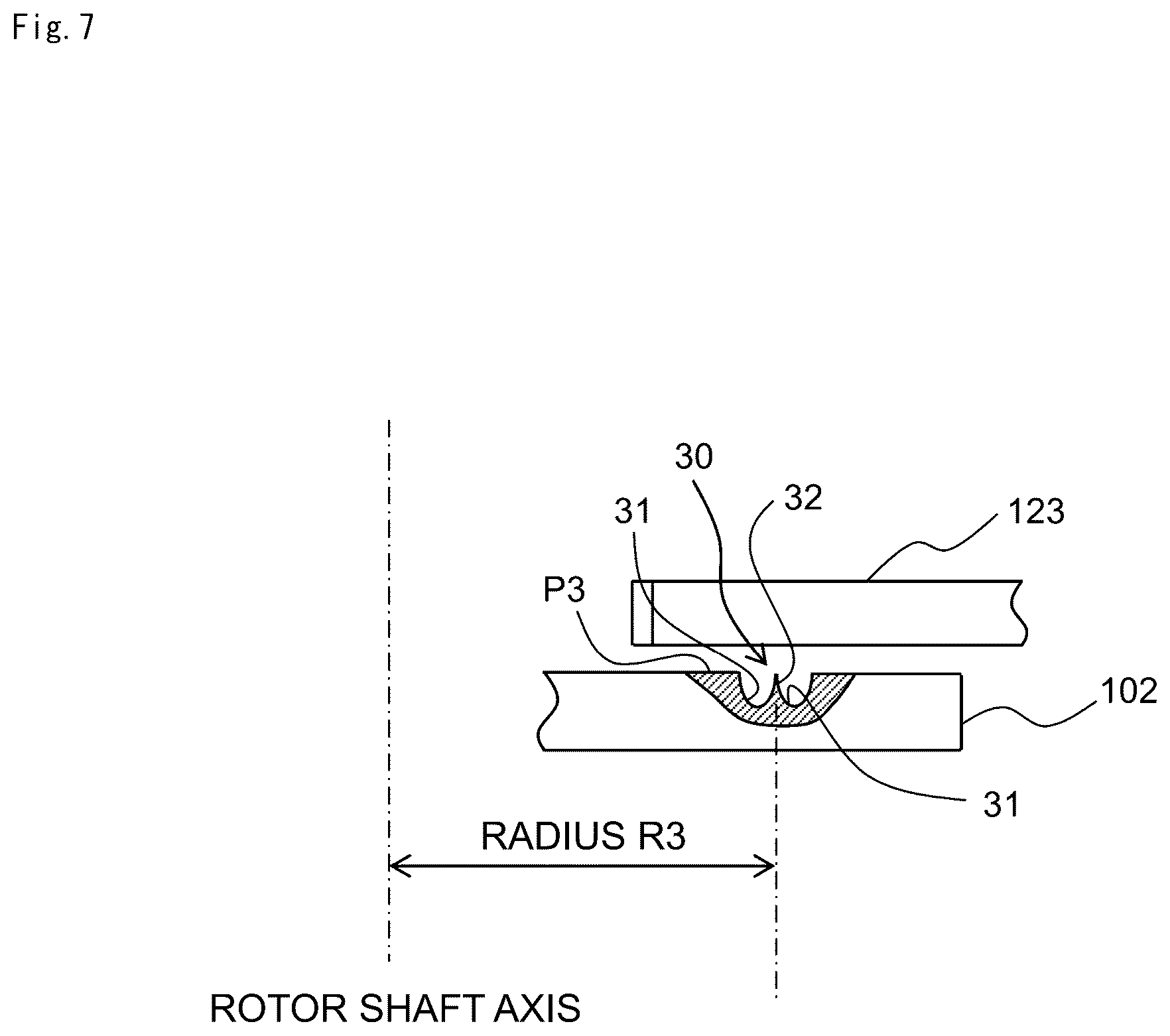 Patent US12129861 Figure 7 – Vacuum pump and rotating body for vacuum pump