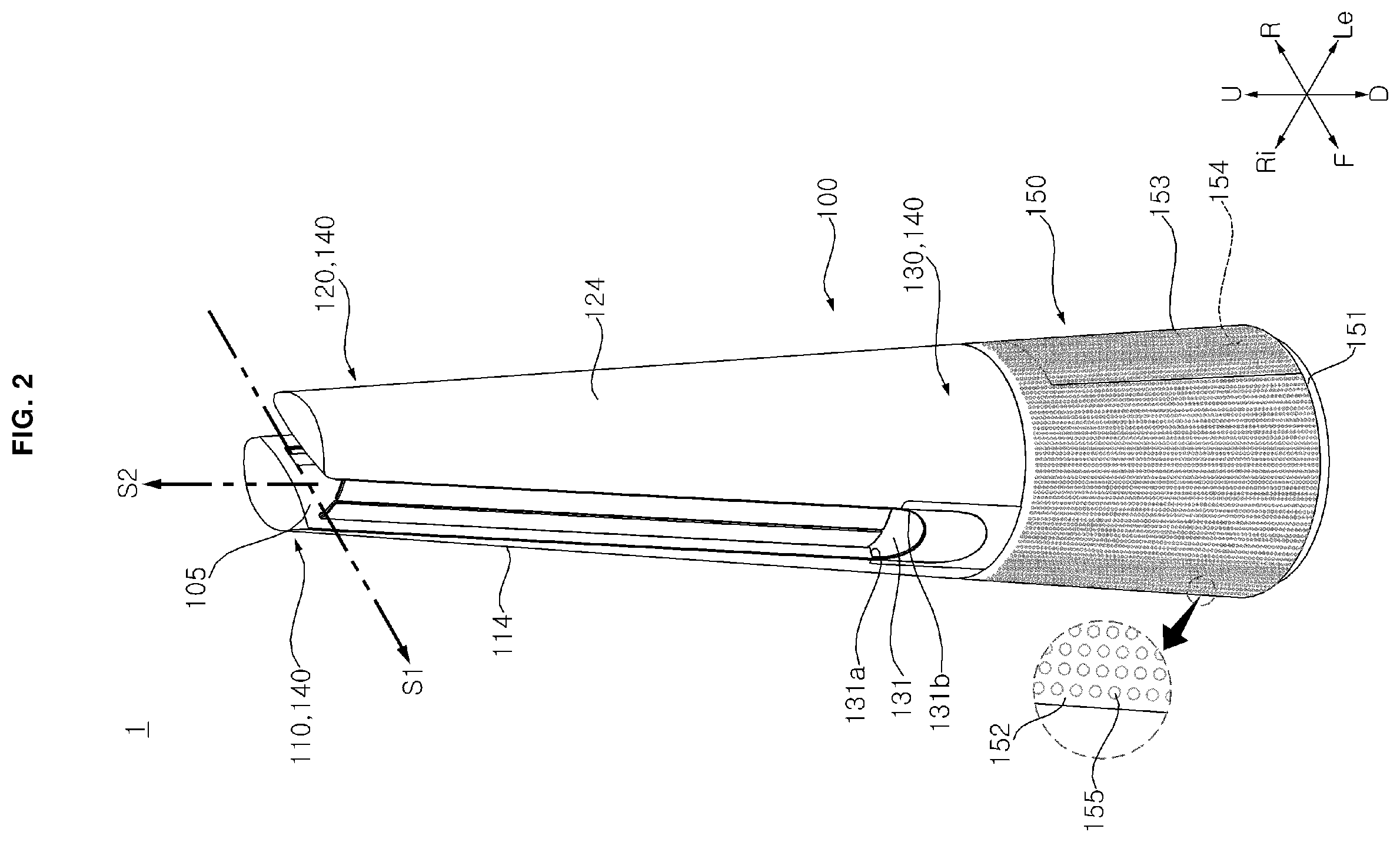 Patent US12129862 Figure 2 – Blower
