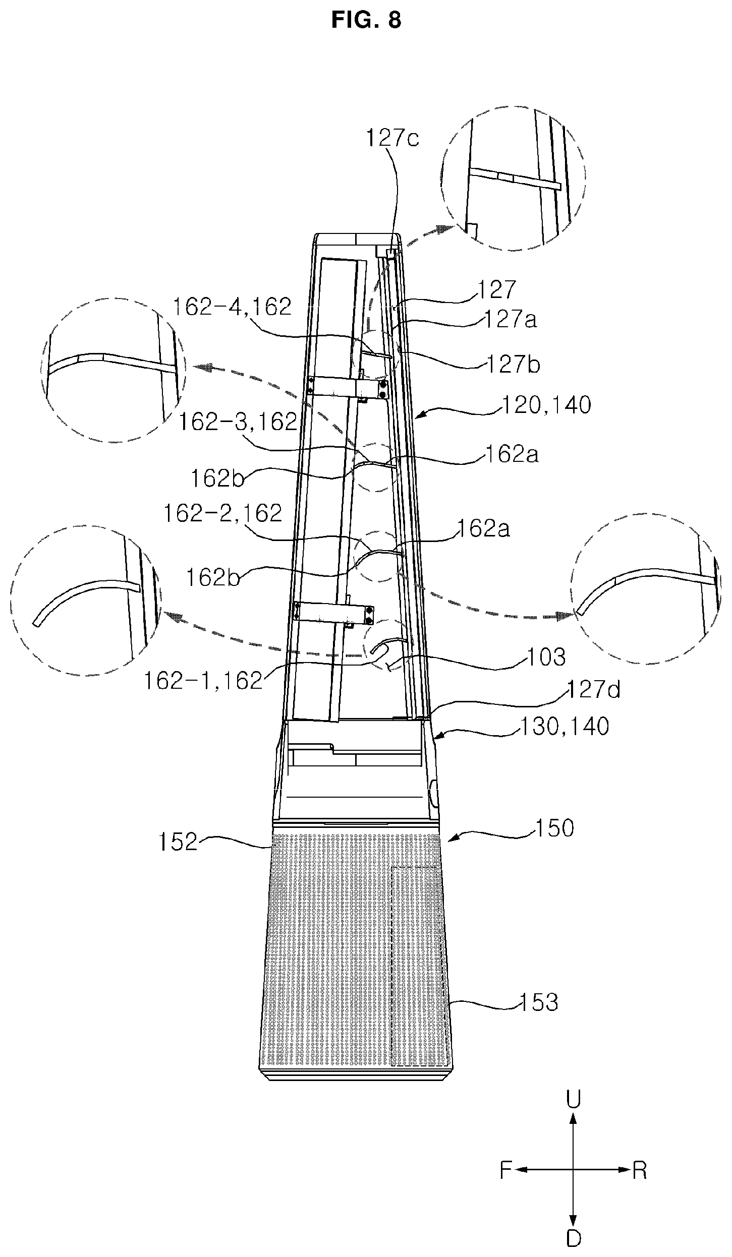 Patent US12129862 Figure 8 – Blower