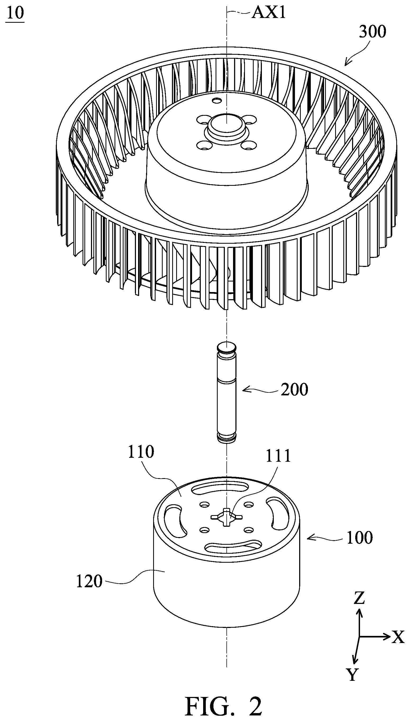Patent US12129864 Figure 2 – Impeller