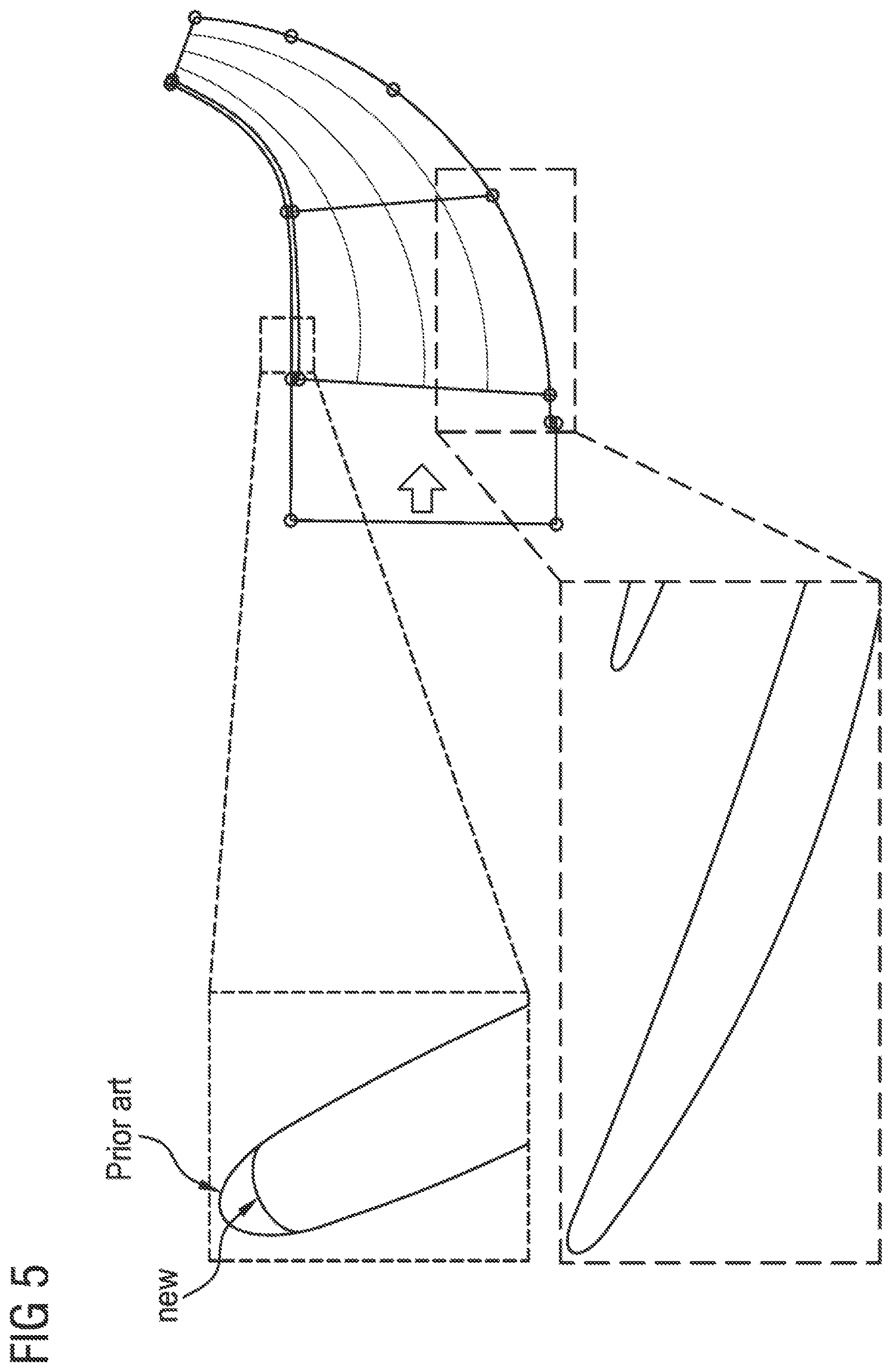 Patent US12129866 Figure 5 – Compressor wheel for the compressor of an internal combustion engine