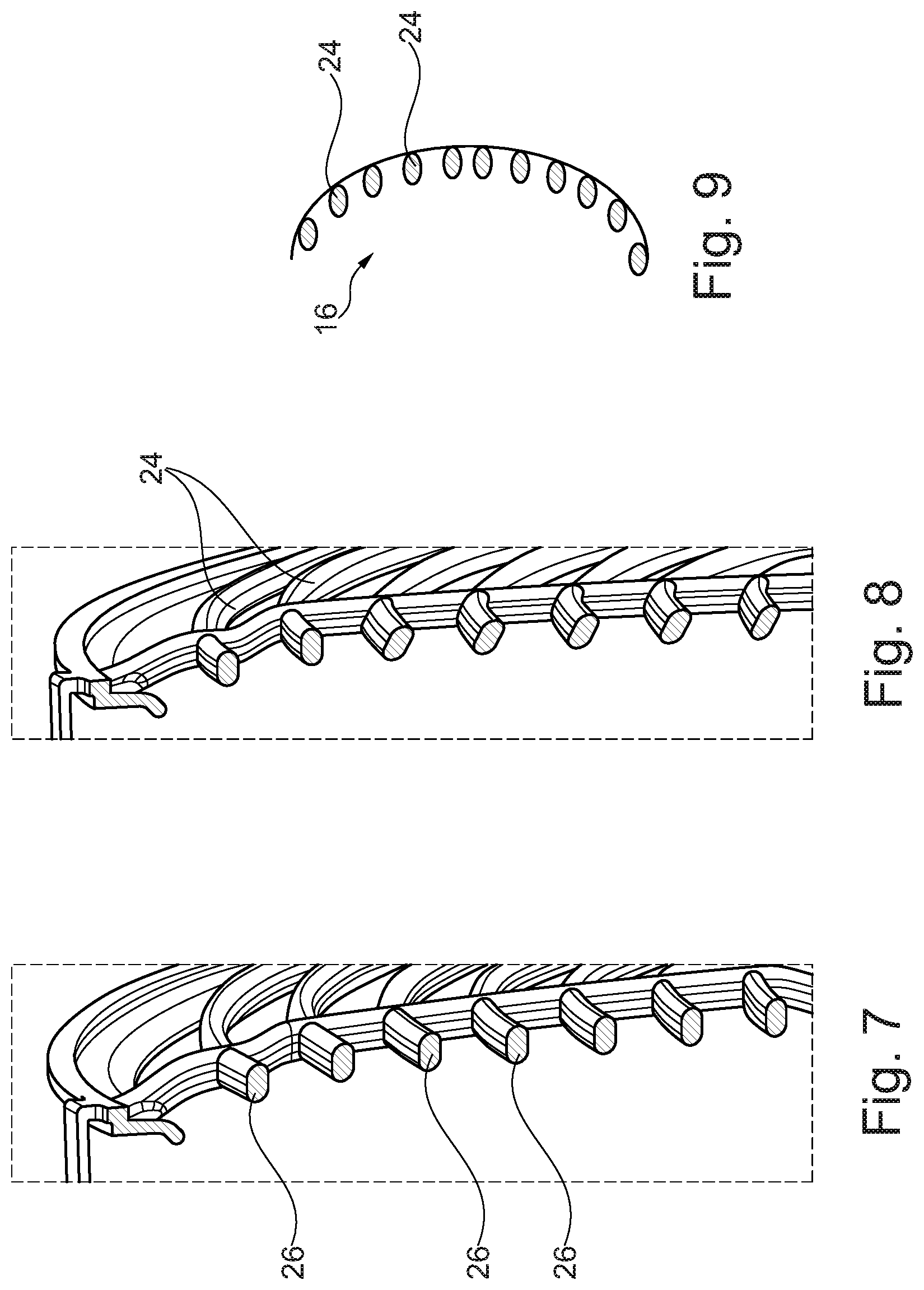Patent US12129867 Figure 3 – Fan for a heat exchanger of a vehicle