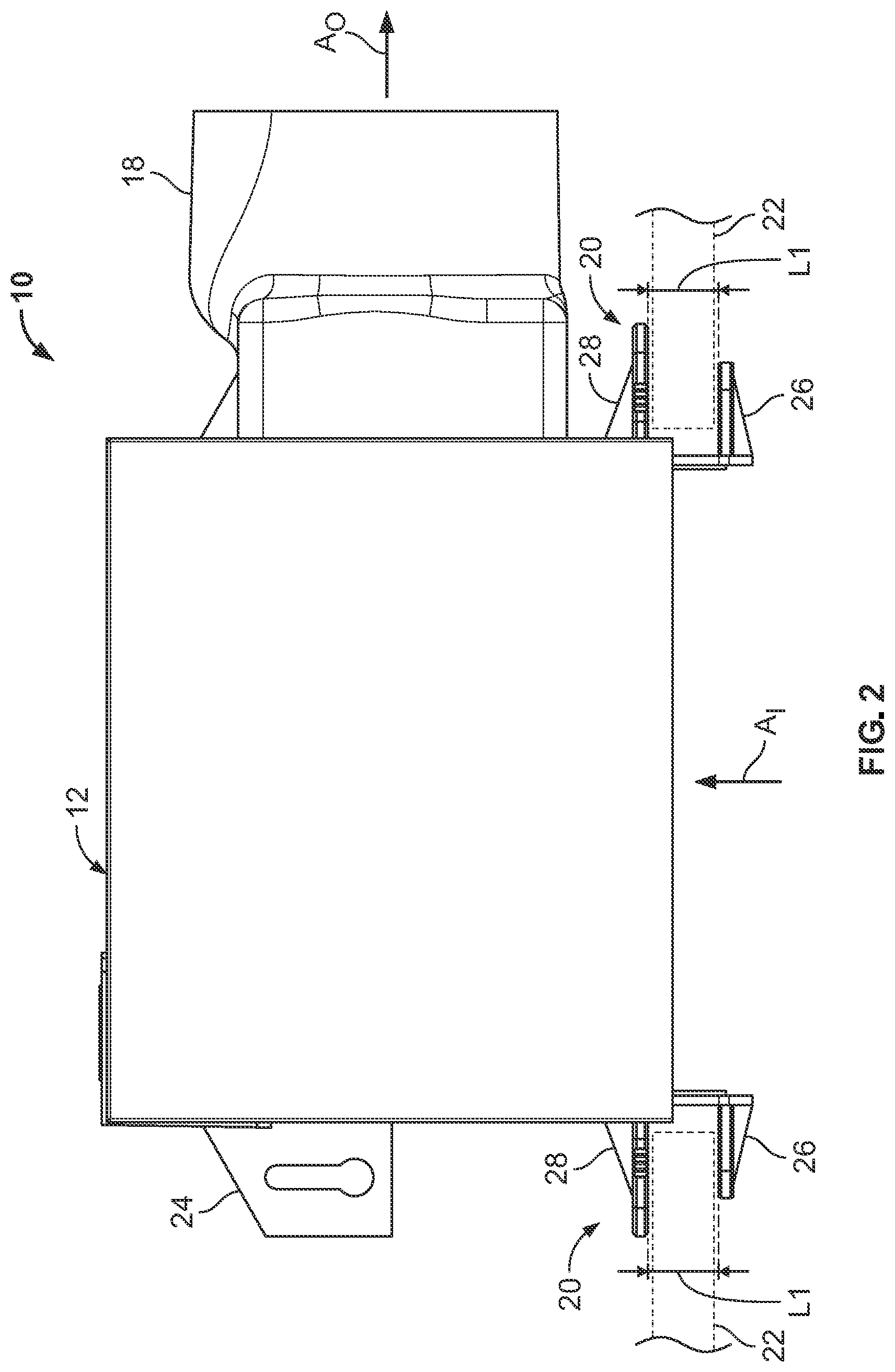 Patent US12129869 Figure 2 – Ventilation fan installation system