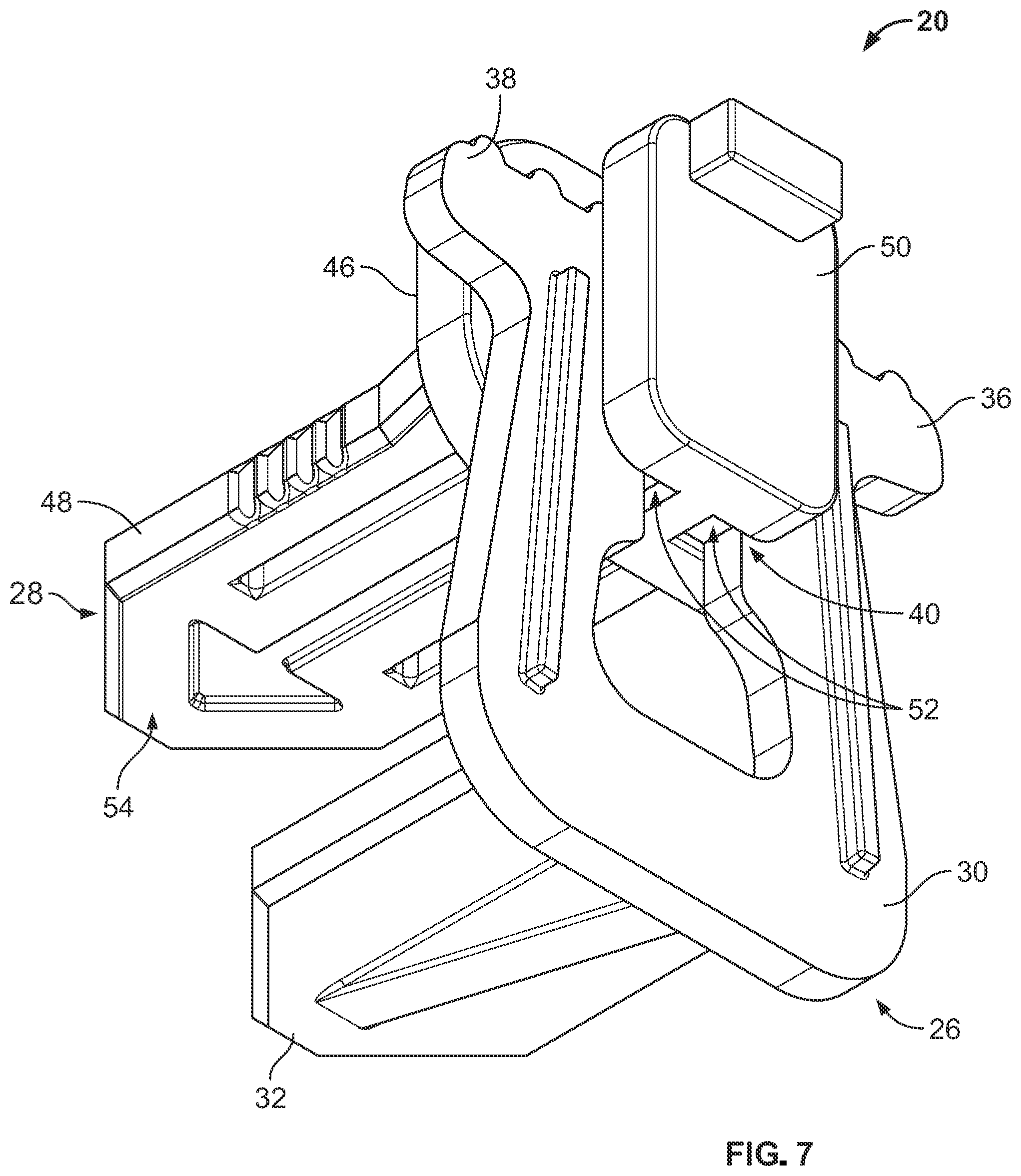 Patent US12129869 Figure 7 – Ventilation fan installation system