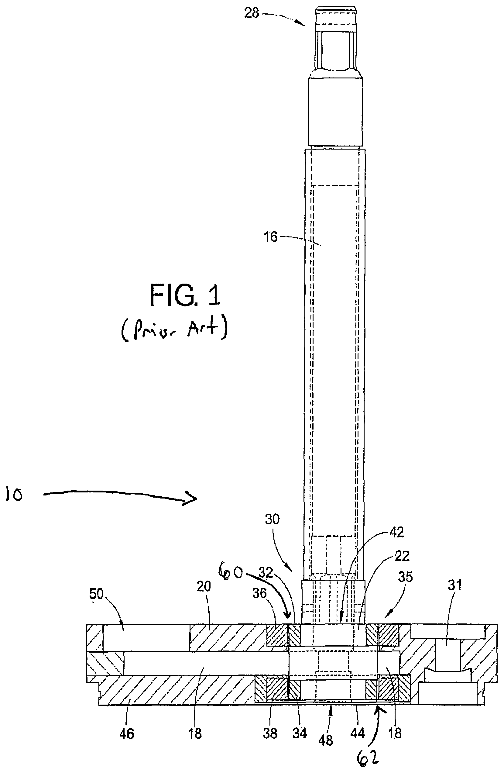 Patent US12129871 Figure 1 – Molten metal pump