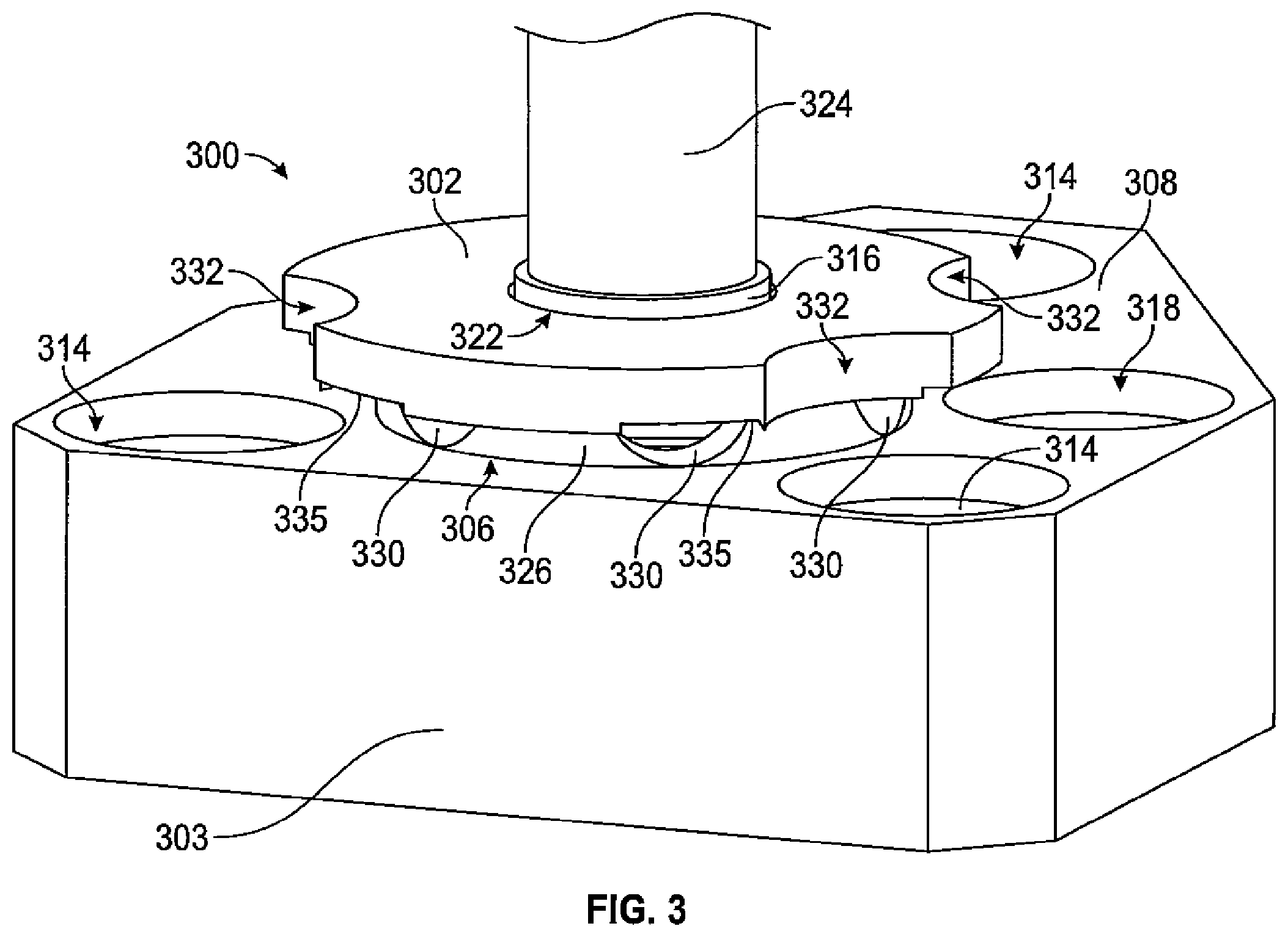 Patent US12129871 Figure 3 – Molten metal pump
