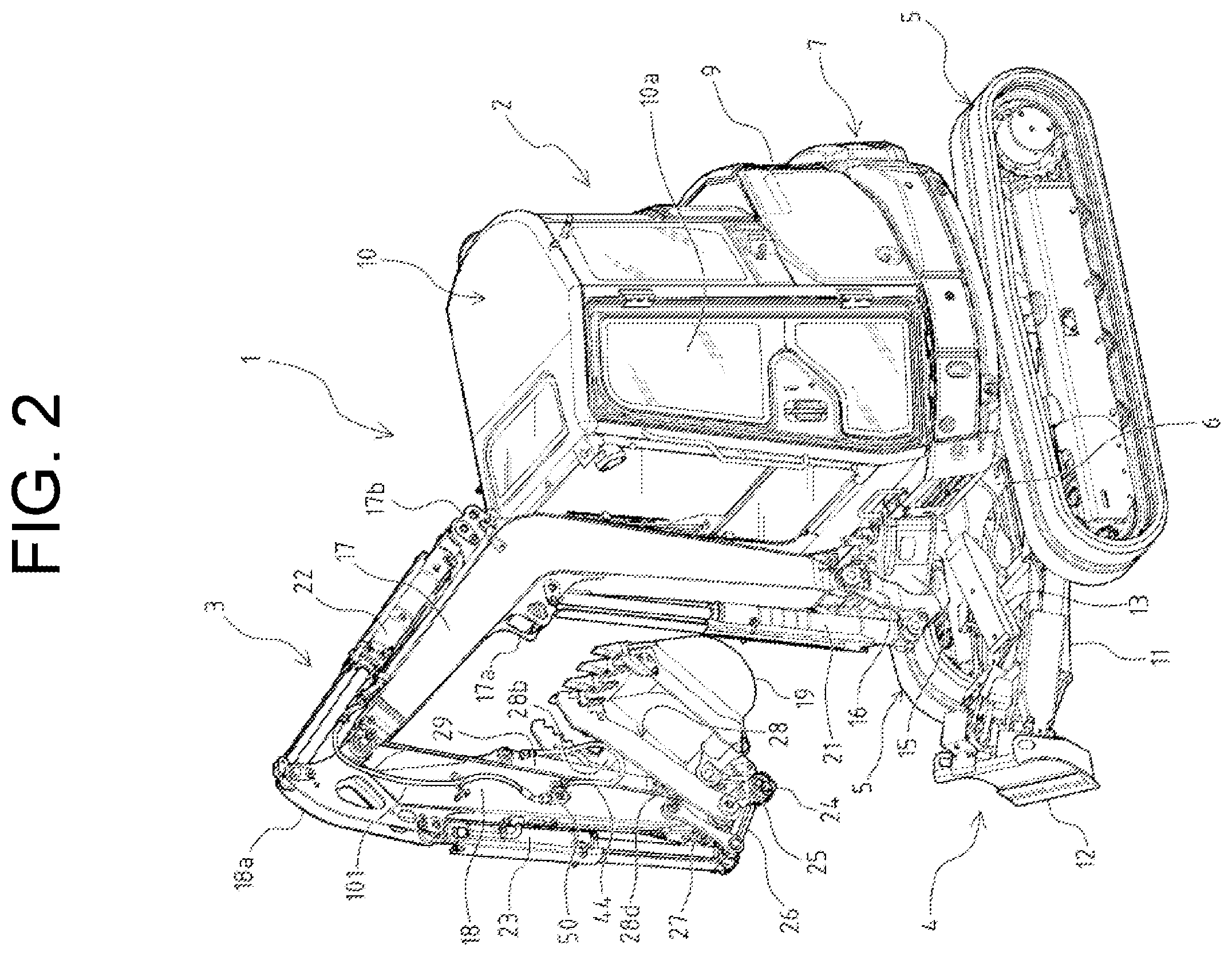 Patent US12129875 Figure 2 – Flow path switching valve, and construction machine equipped with same