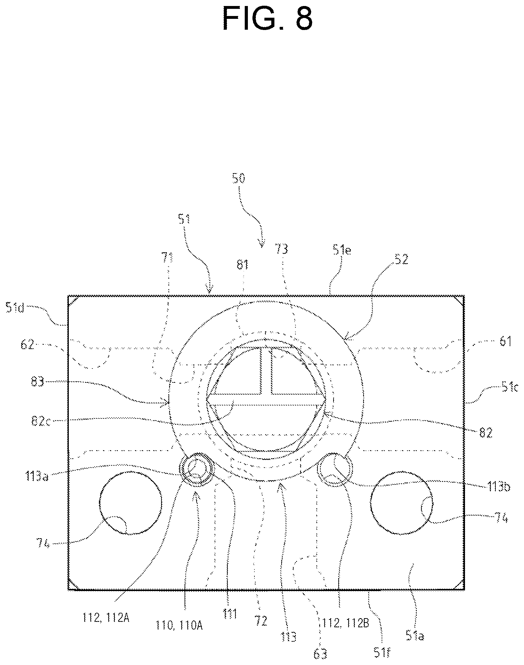 Patent US12129875 Figure 8 – Flow path switching valve, and construction machine equipped with same