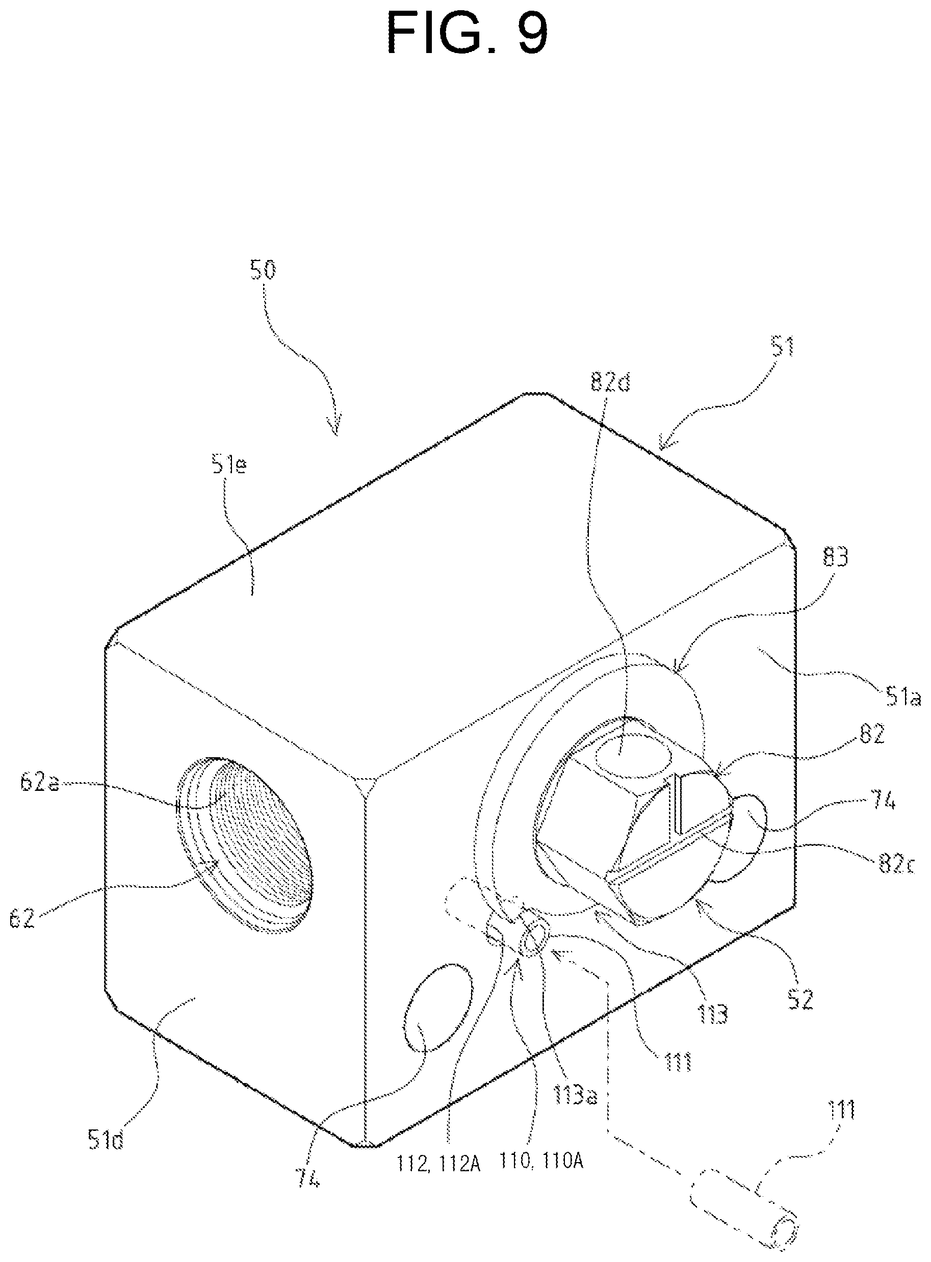 Patent US12129875 Figure 9 – Flow path switching valve, and construction machine equipped with same