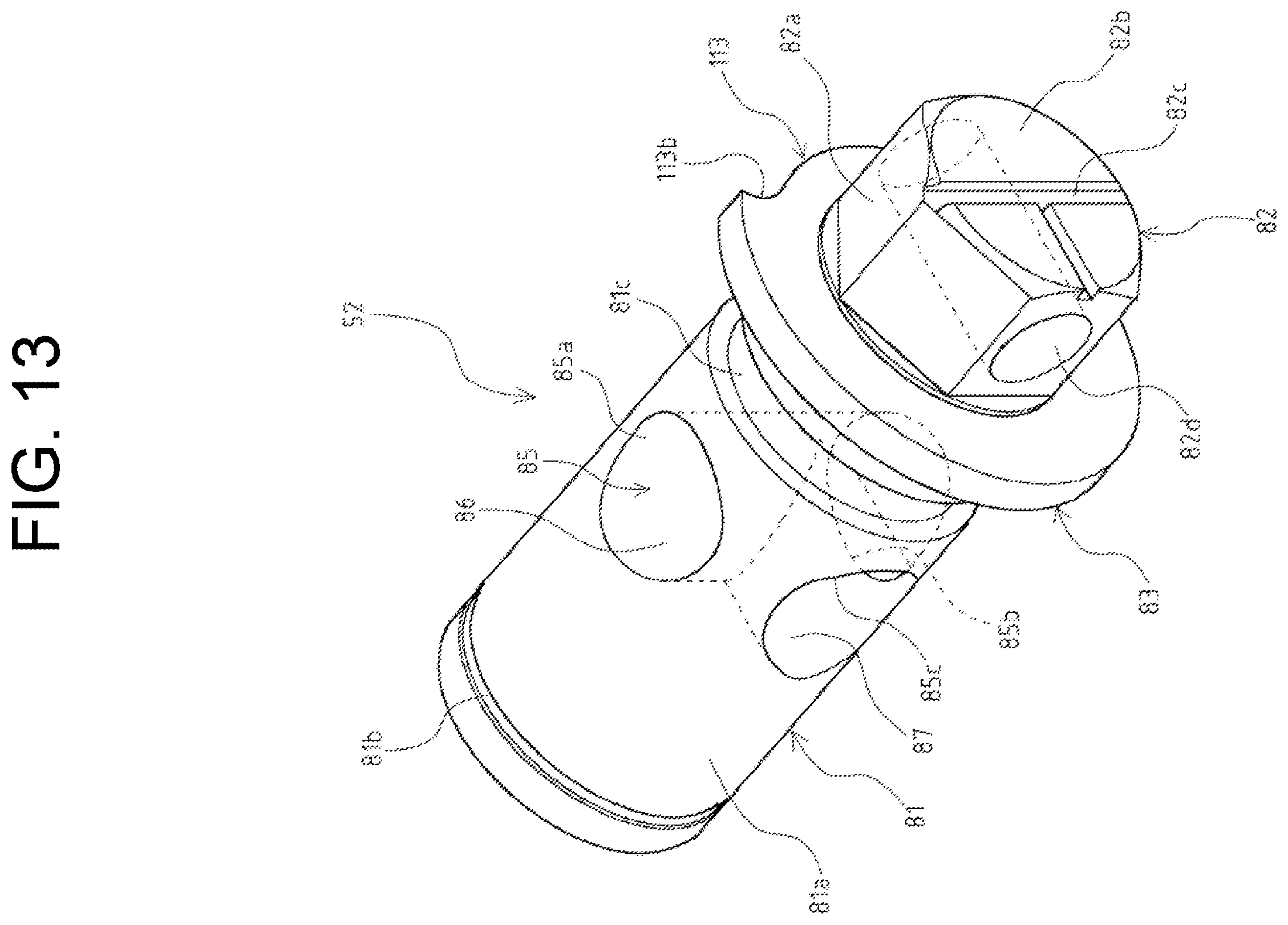 Patent US12129875 Figure 13 – Flow path switching valve, and construction machine equipped with same