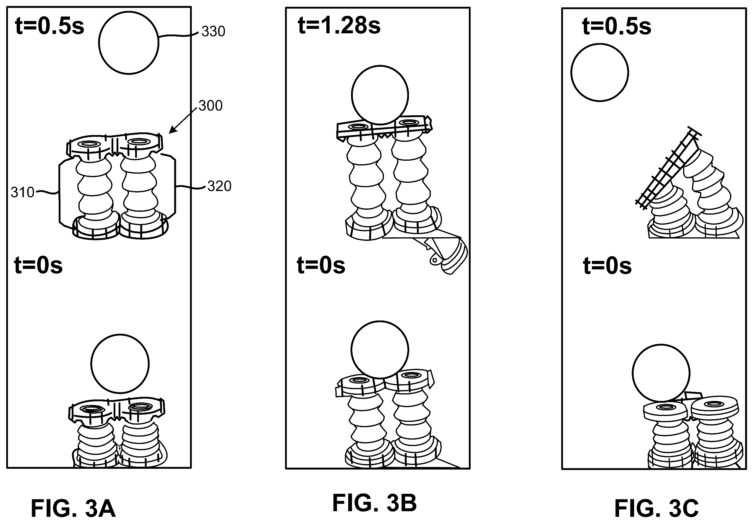 Patent US12129876 Figure 3 – Bistable elastomeric actuator