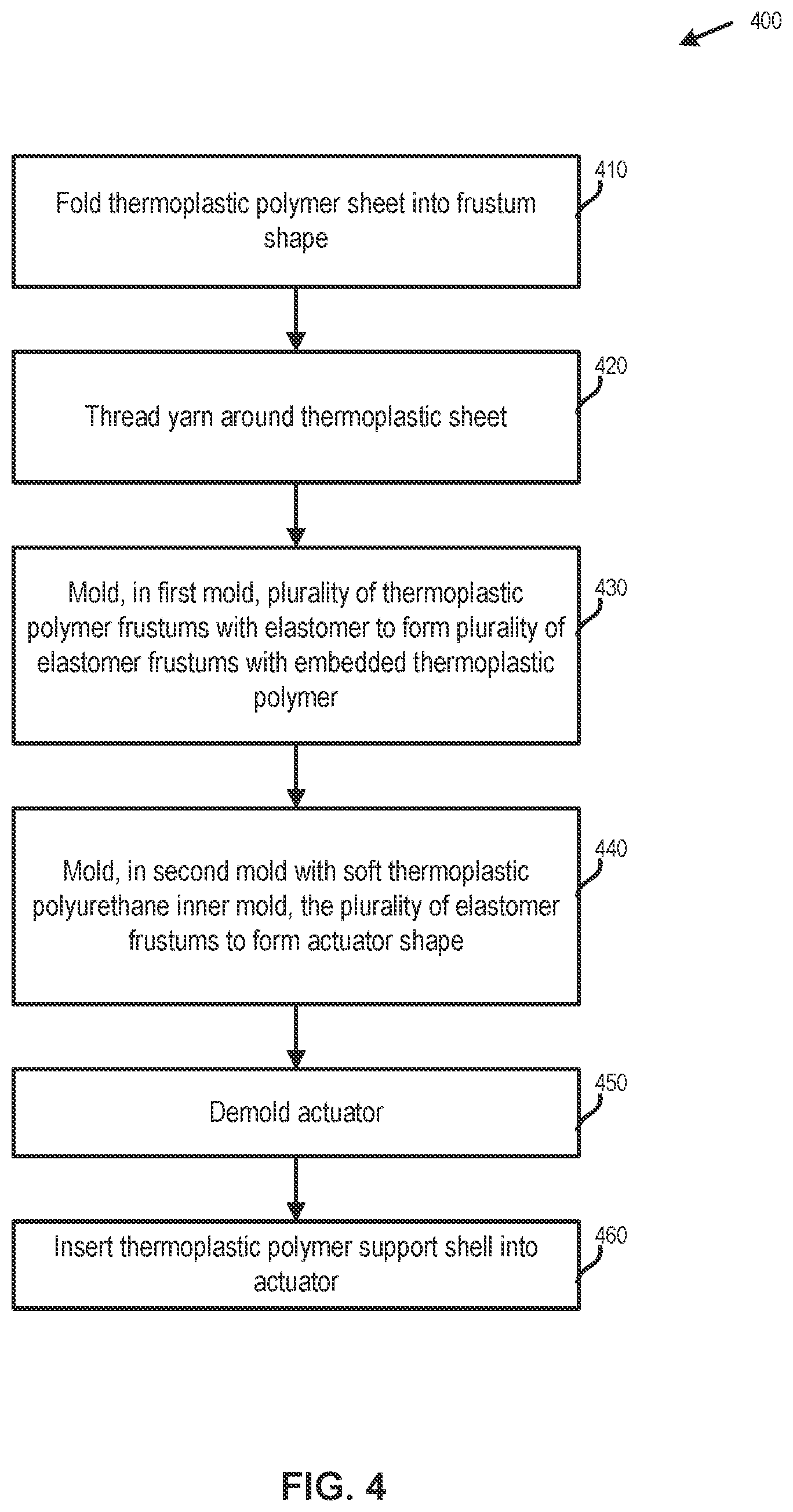 Patent US12129876 Figure 4 – Bistable elastomeric actuator
