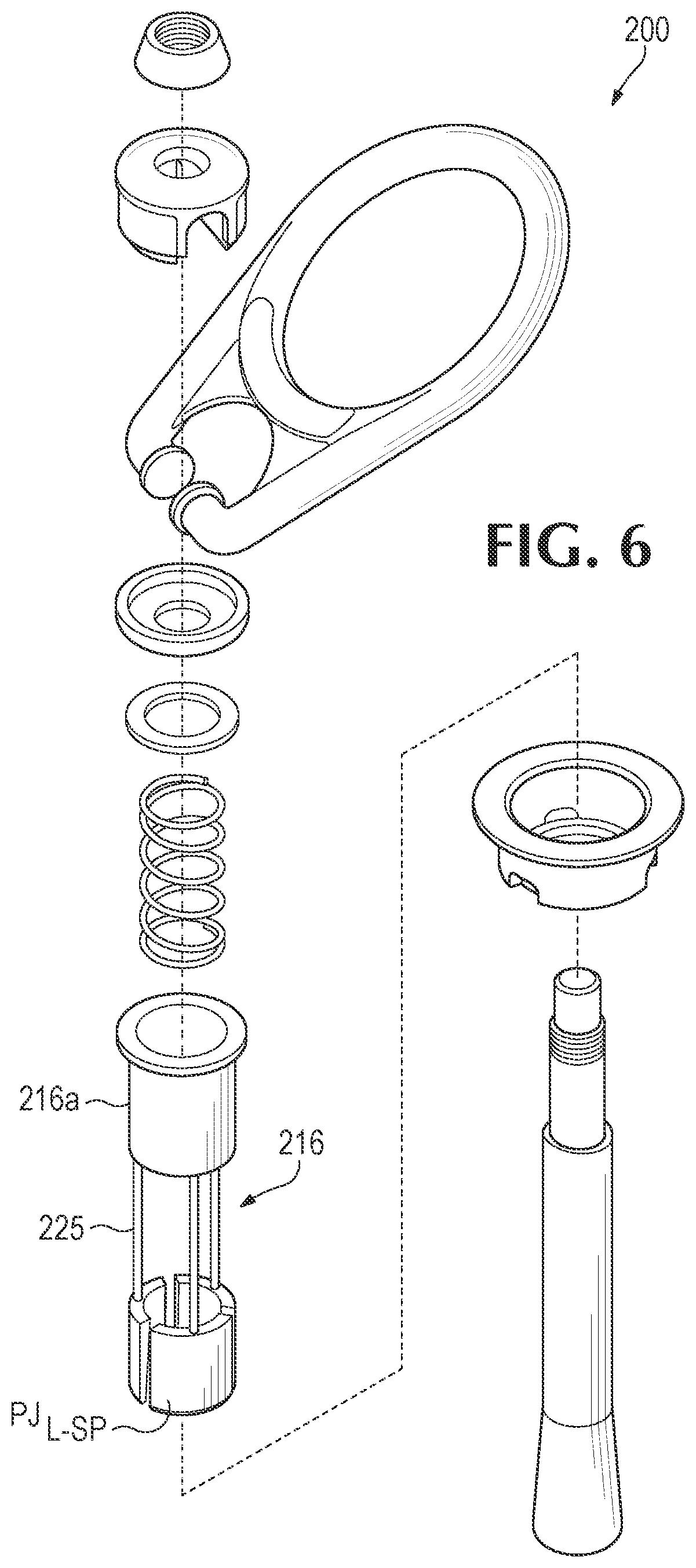 Patent US12129880 Figure 5 – Expansion bolt and pivot and swivel mechanism therefor