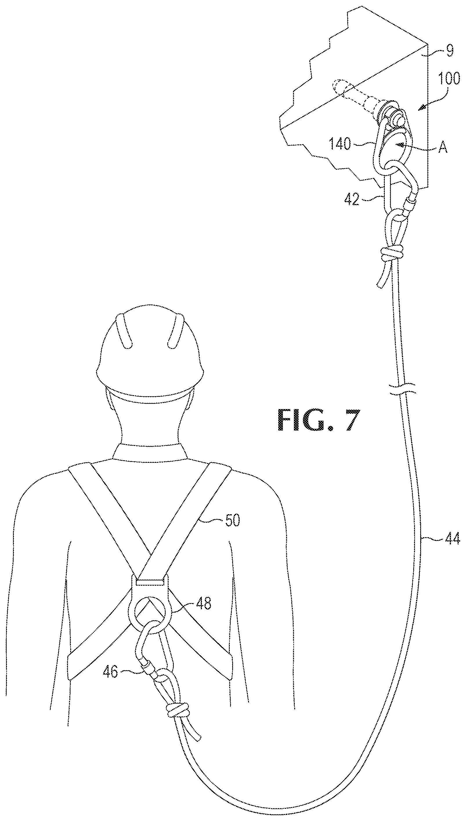 Patent US12129880 Figure 6 – Expansion bolt and pivot and swivel mechanism therefor