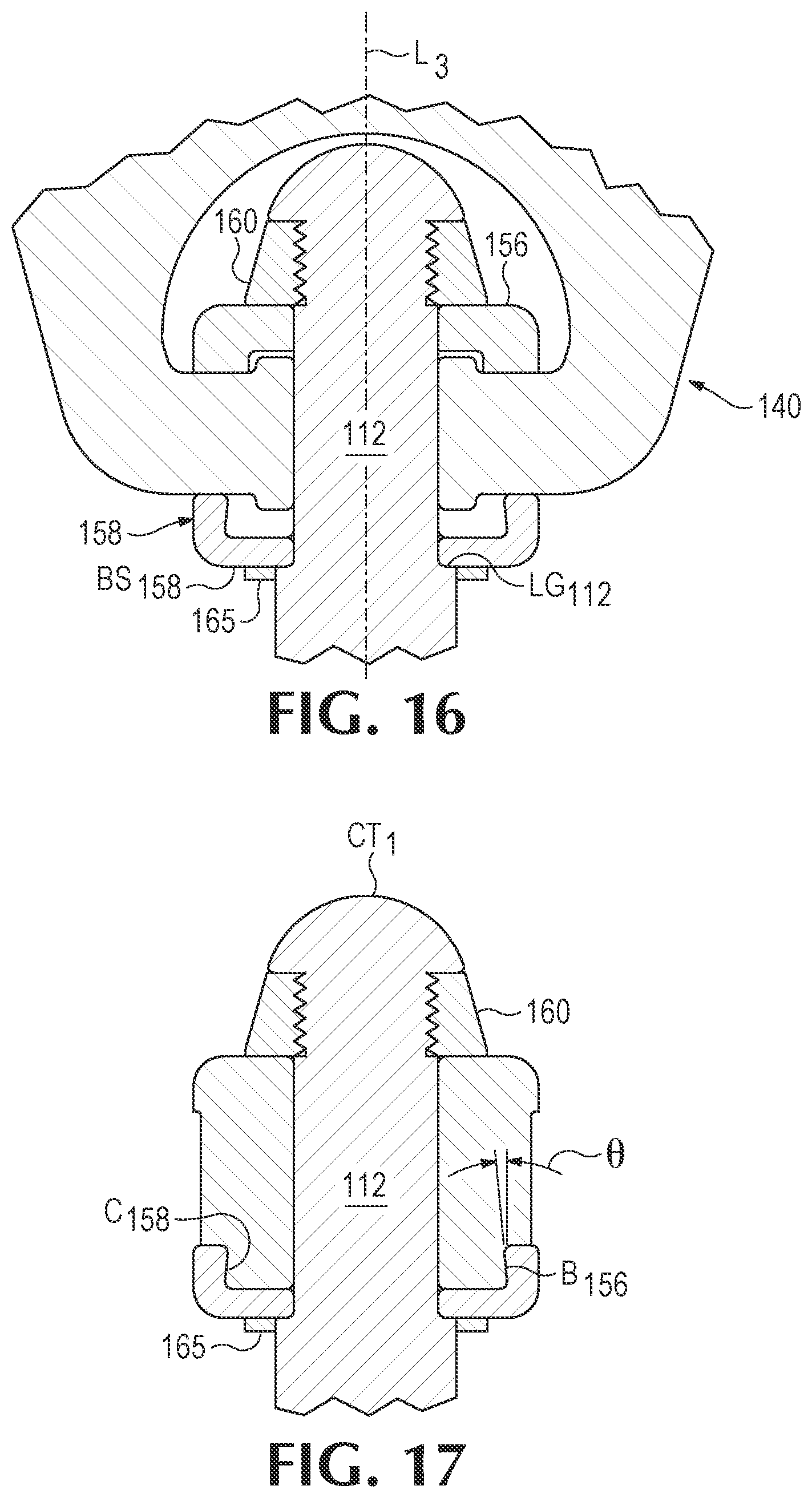Patent US12129880 Figure 12 – Expansion bolt and pivot and swivel mechanism therefor