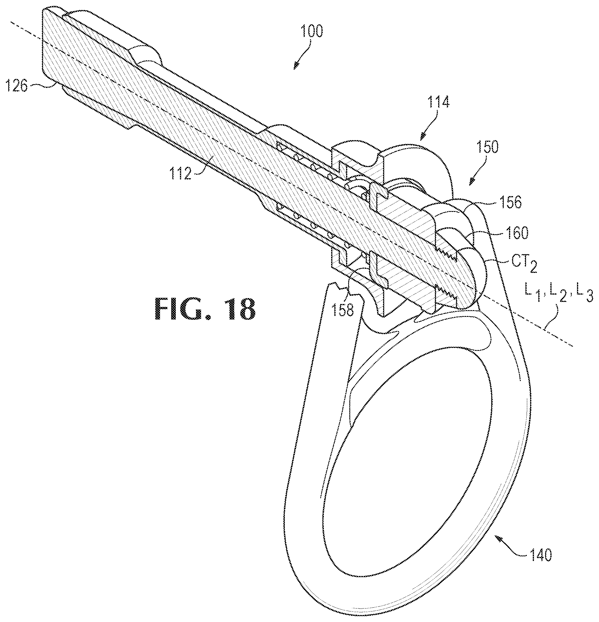 Patent US12129880 Figure 13 – Expansion bolt and pivot and swivel mechanism therefor