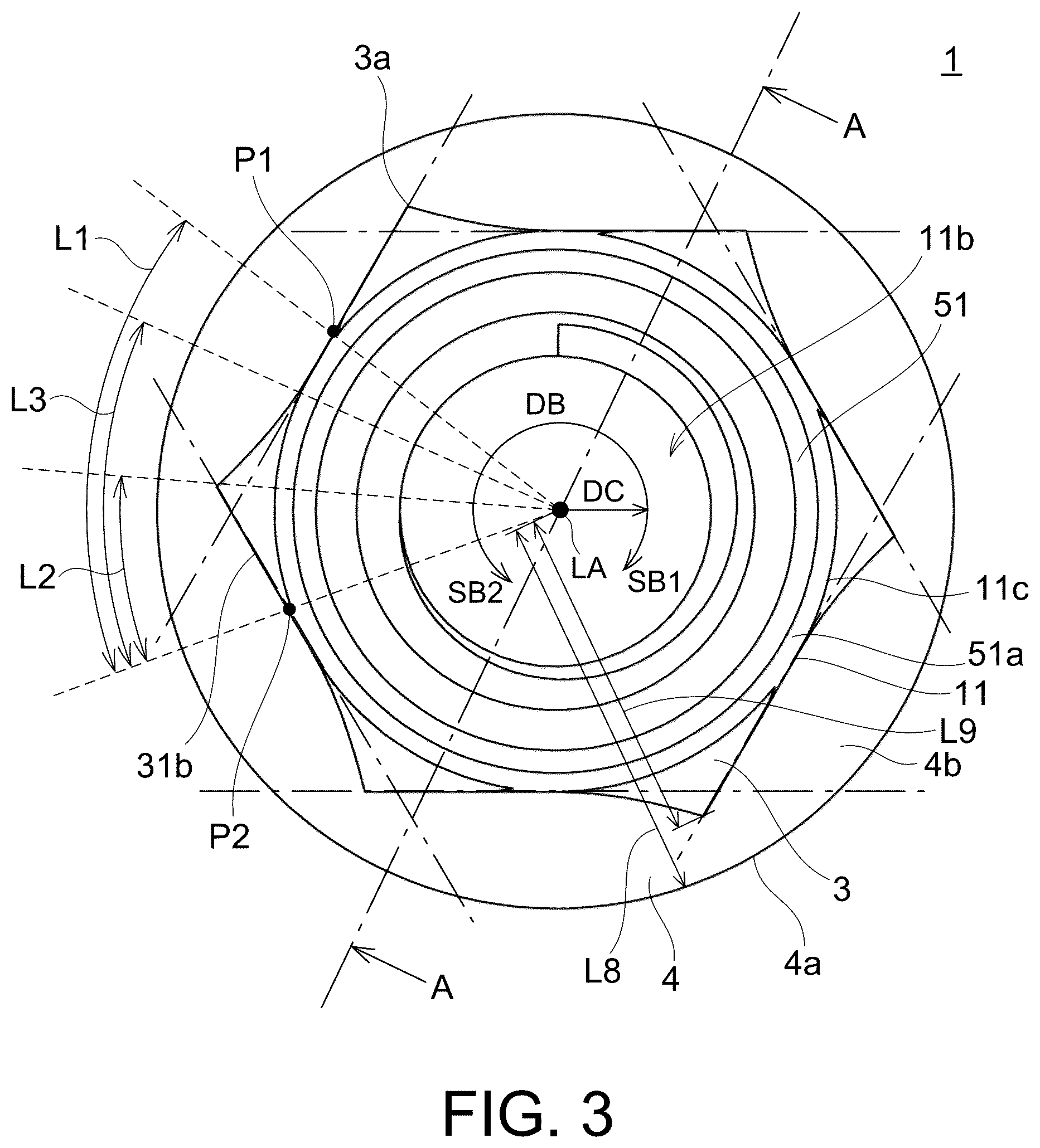 Patent US12129883 Figure 3 – Security nut and security bolt