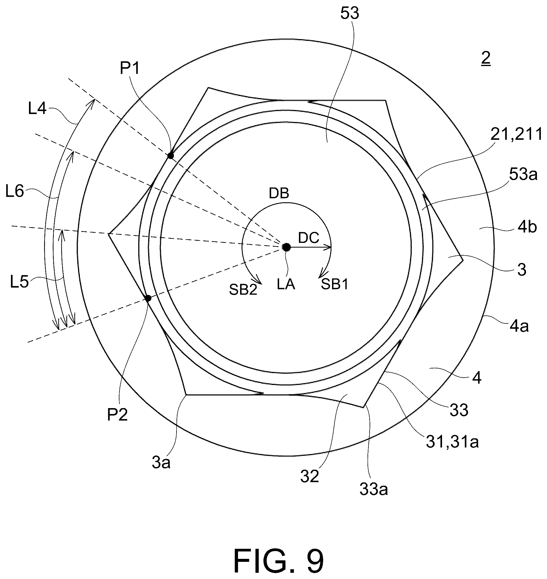 Patent US12129883 Figure 9 – Security nut and security bolt