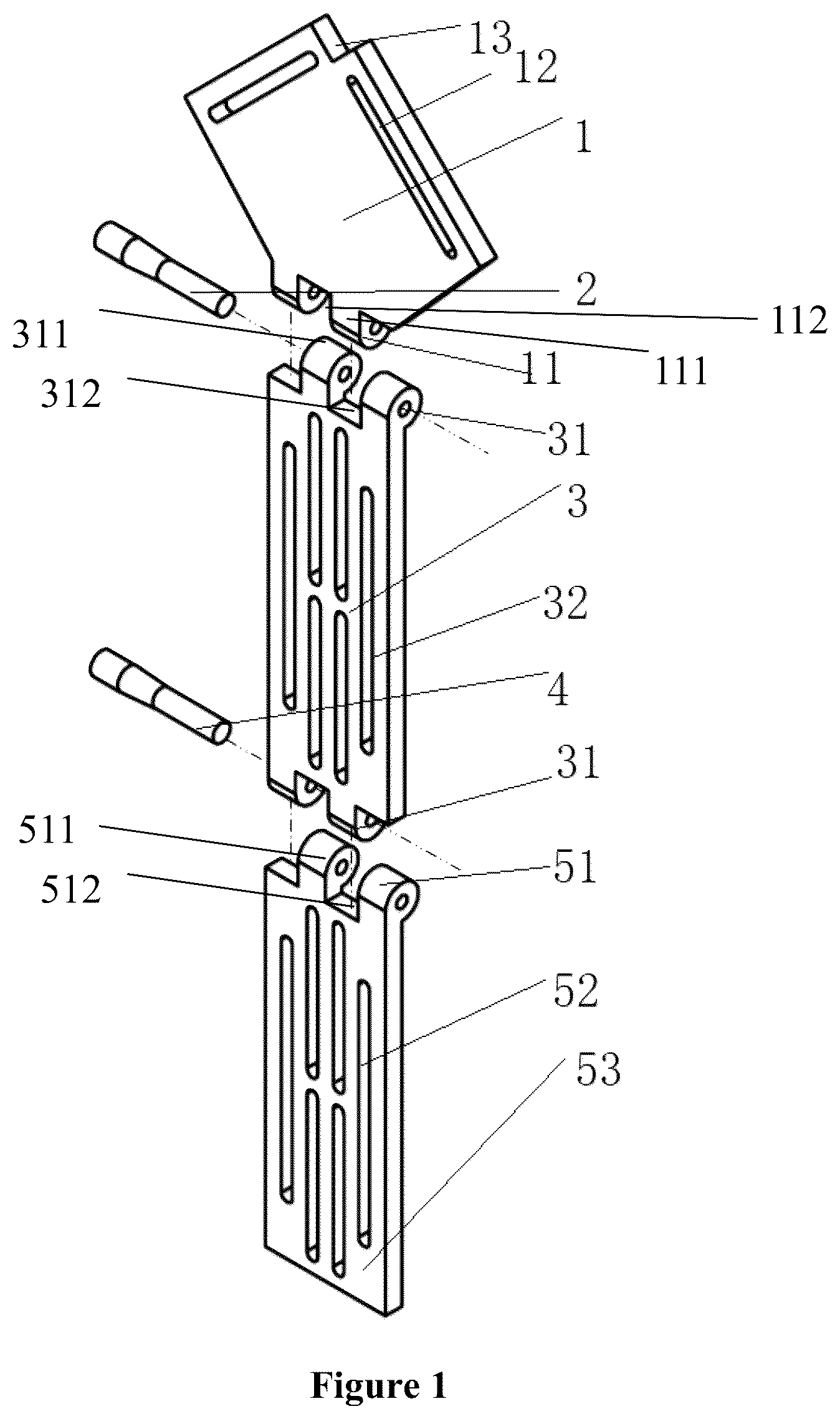 Patent US12129886 — Orthopedic hinge assembly — Figure 1