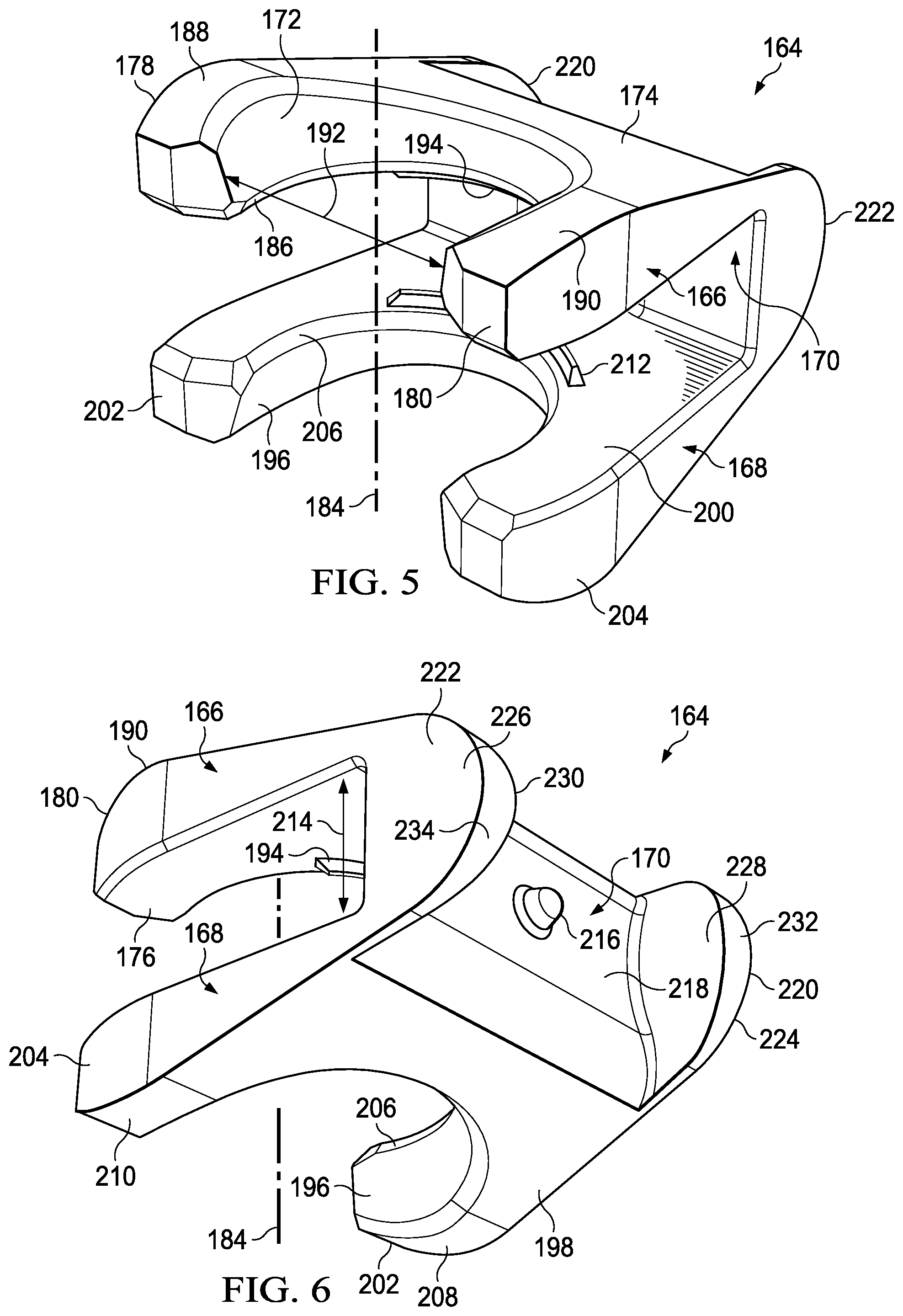 Patent US12129887 Figure 5 – Self-retaining wear-pad leveler