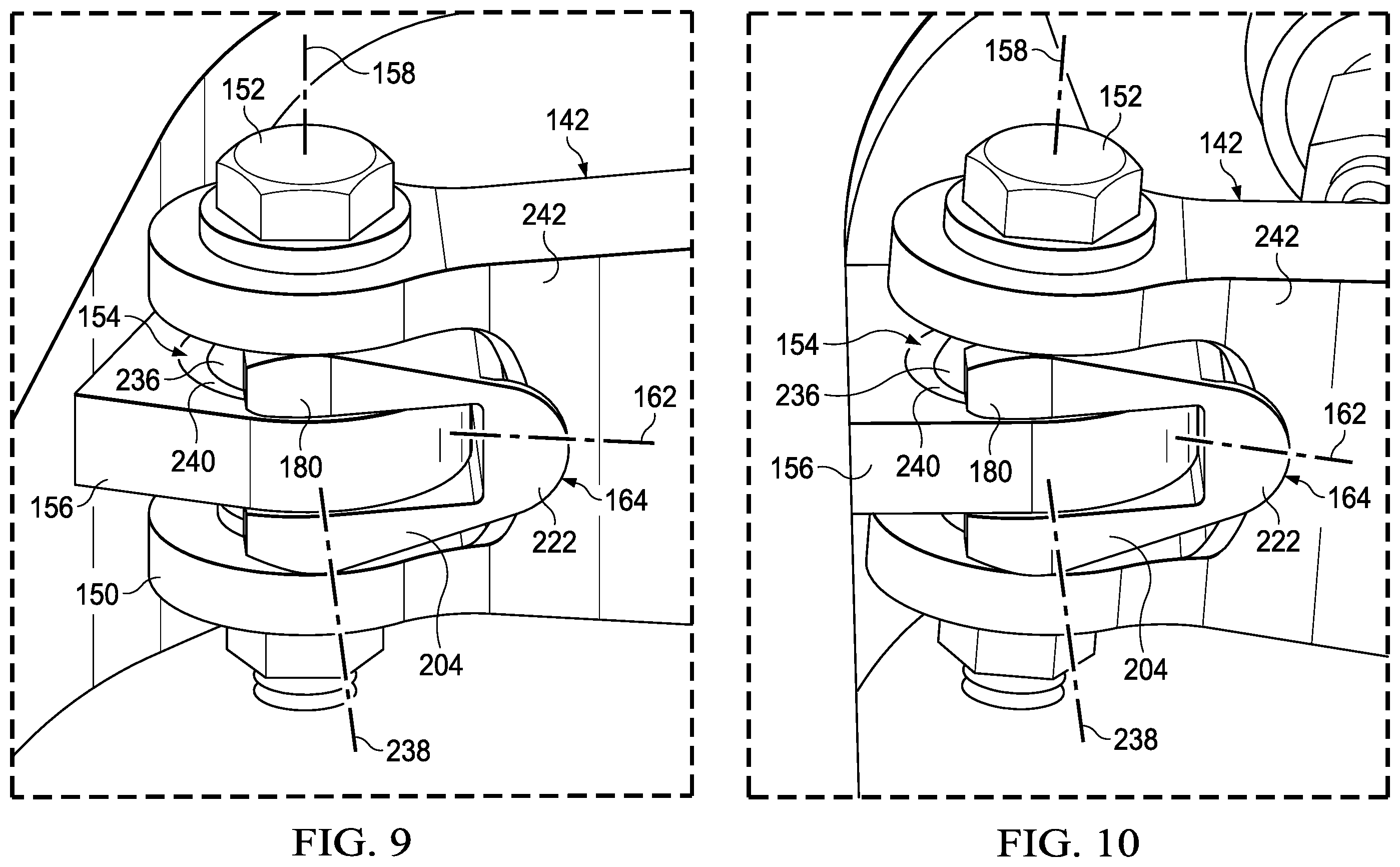 Patent US12129887 Figure 8 – Self-retaining wear-pad leveler
