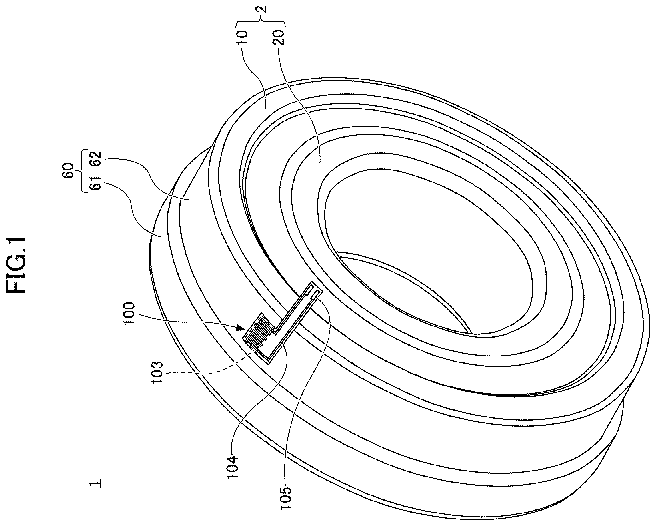 Patent US12129888 — Rolling bearing holder unit — Figure 1