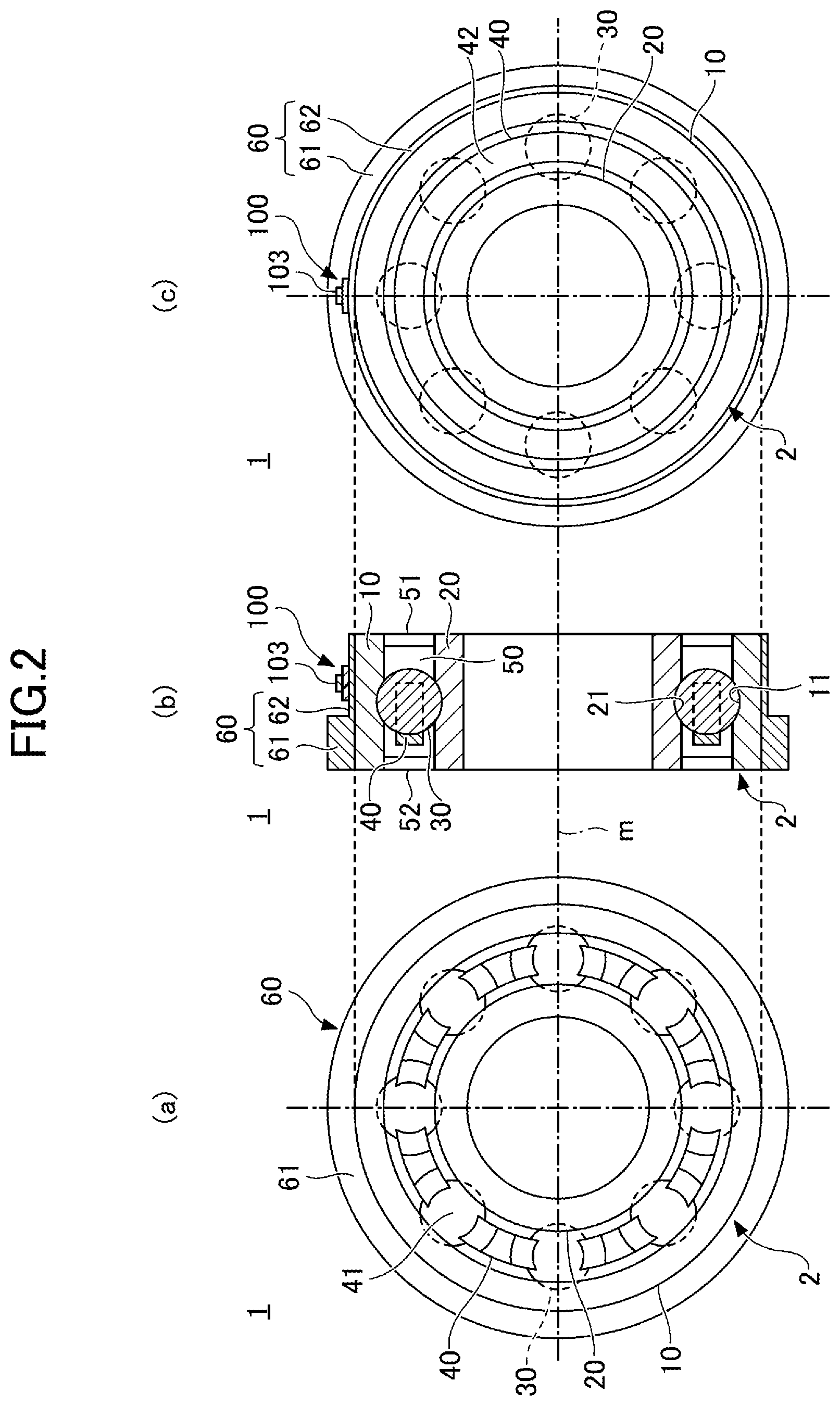 Patent US12129888 Figure 2 – Rolling bearing holder unit