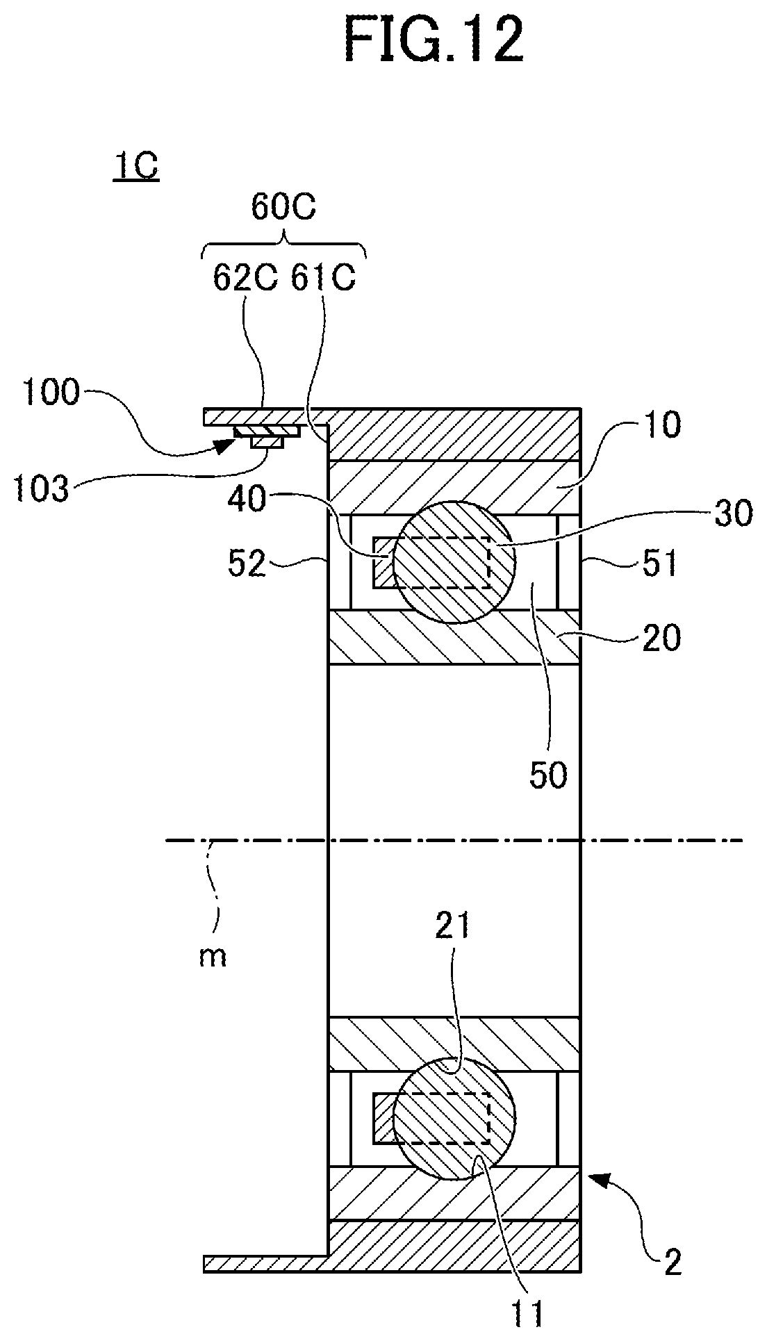 Patent US12129888 Figure 12 – Rolling bearing holder unit