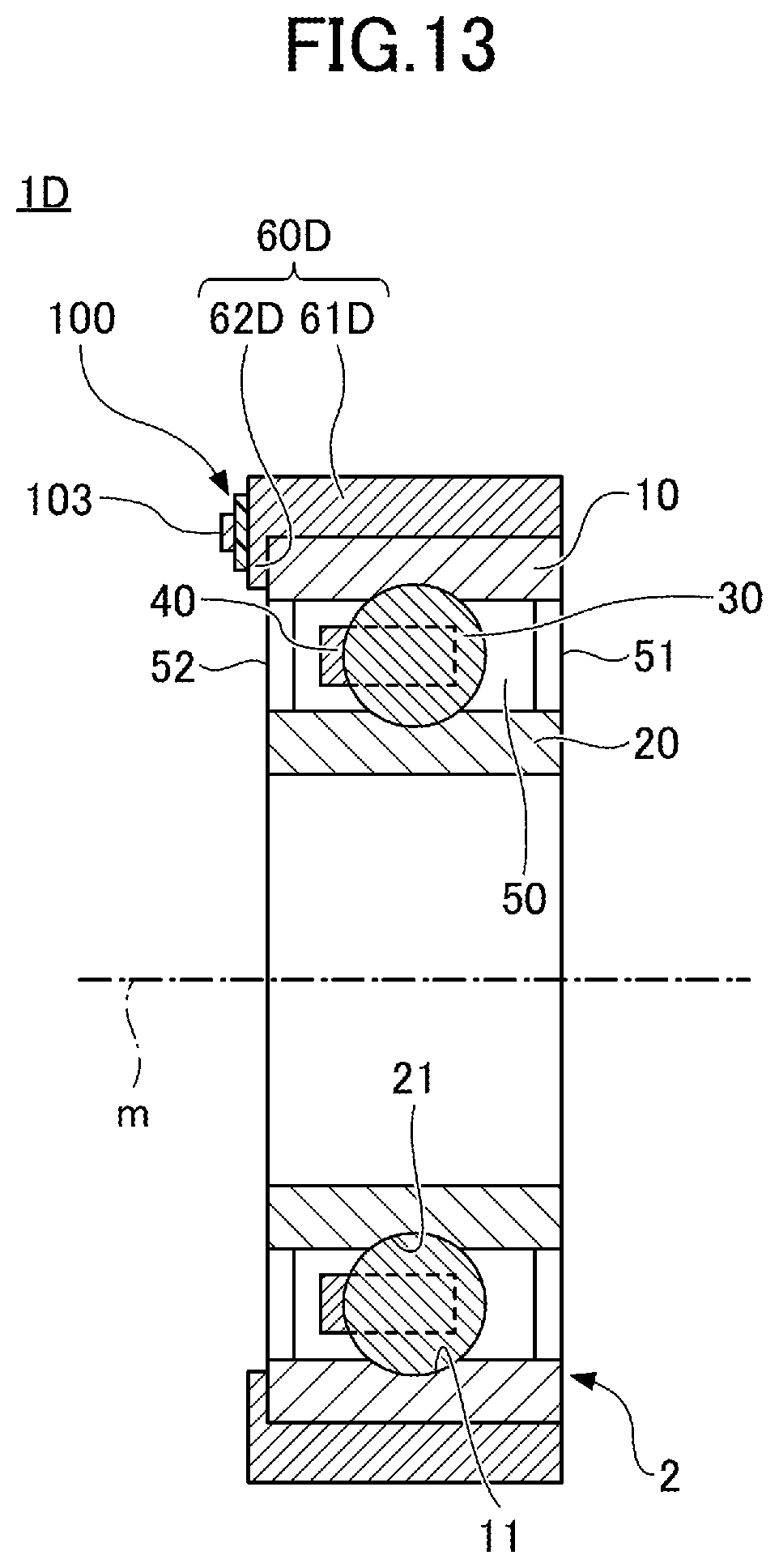 Patent US12129888 Figure 13 – Rolling bearing holder unit