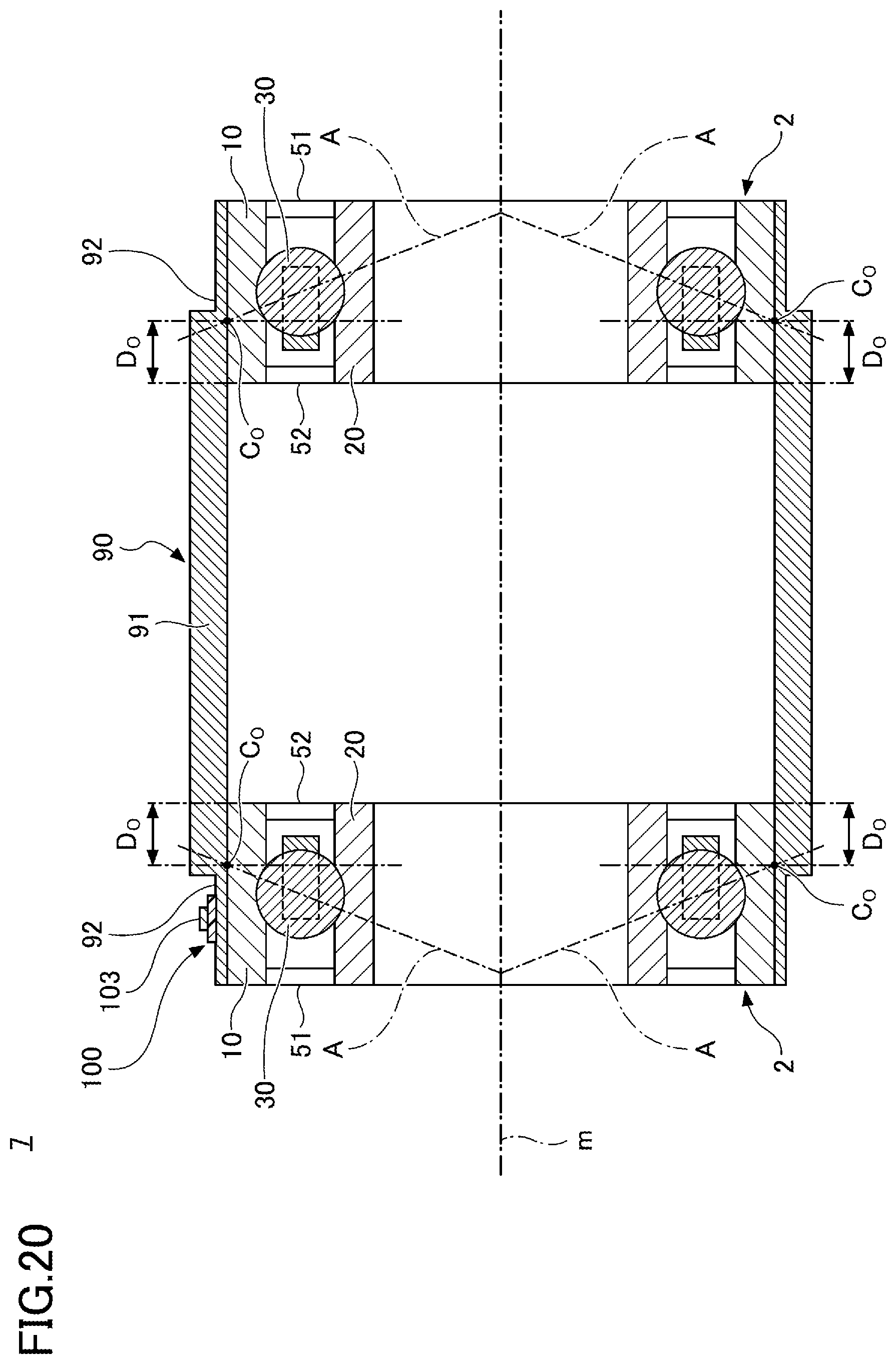 Patent US12129888 Figure 20 – Rolling bearing holder unit