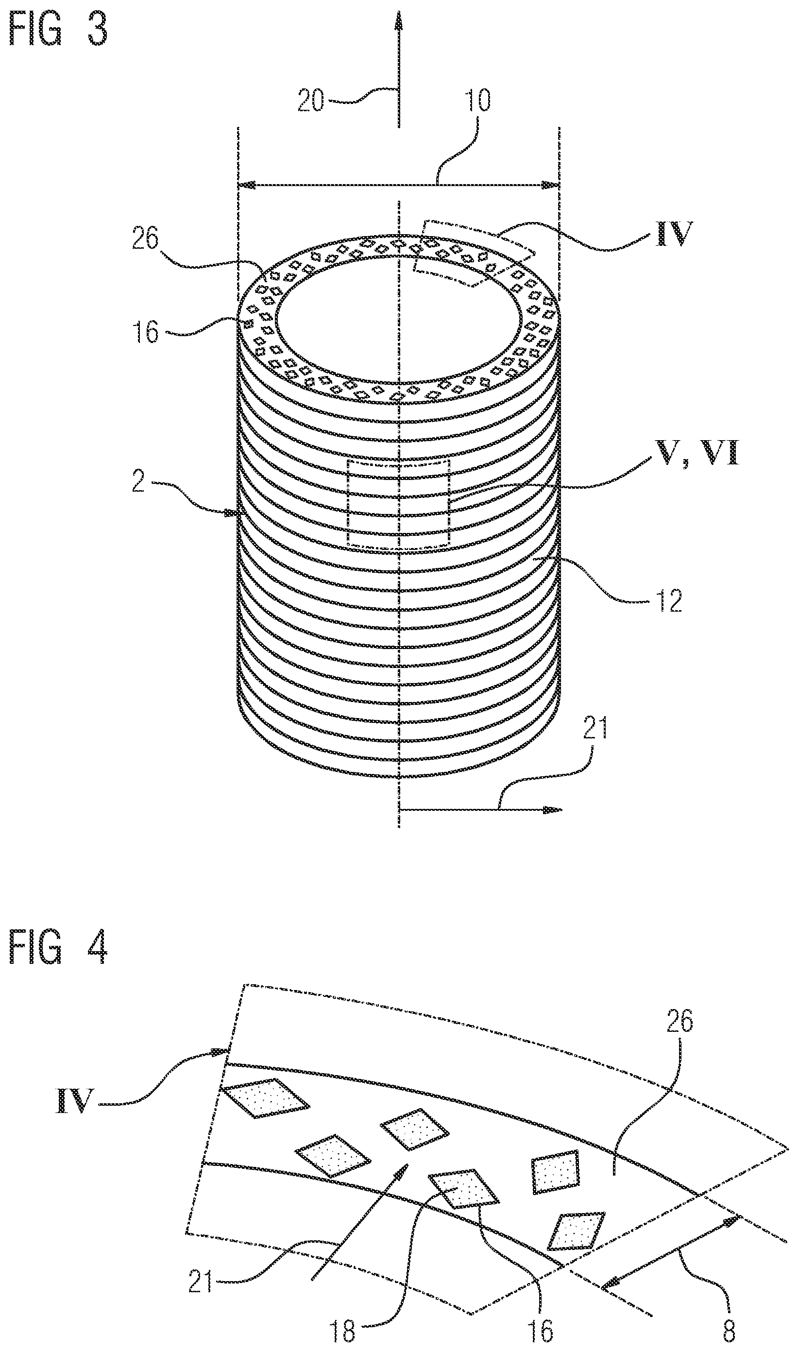 Patent US12129892 Figure 3 – Bearing bush for a rotating shaft, bearing shield, electric motor and method for manufacturing a damping element