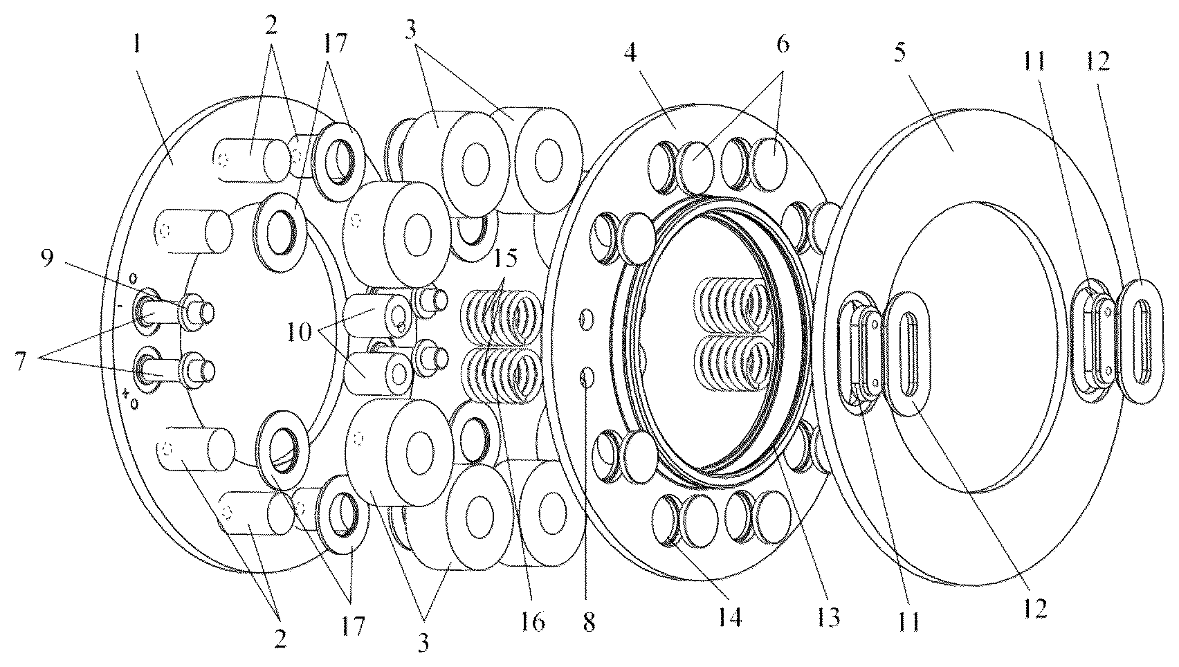 Patent US12129895 Figure 1 – Bistable electromagnetic clutch