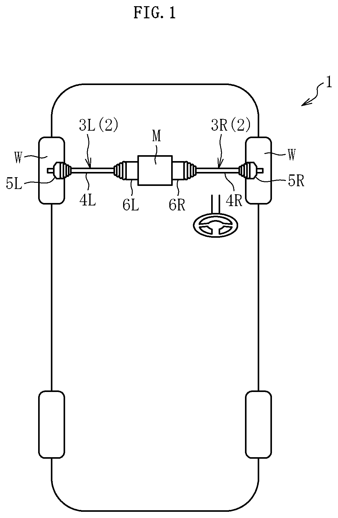 Patent US12129896 Figure 1 – Power transmission mechanism and vehicle