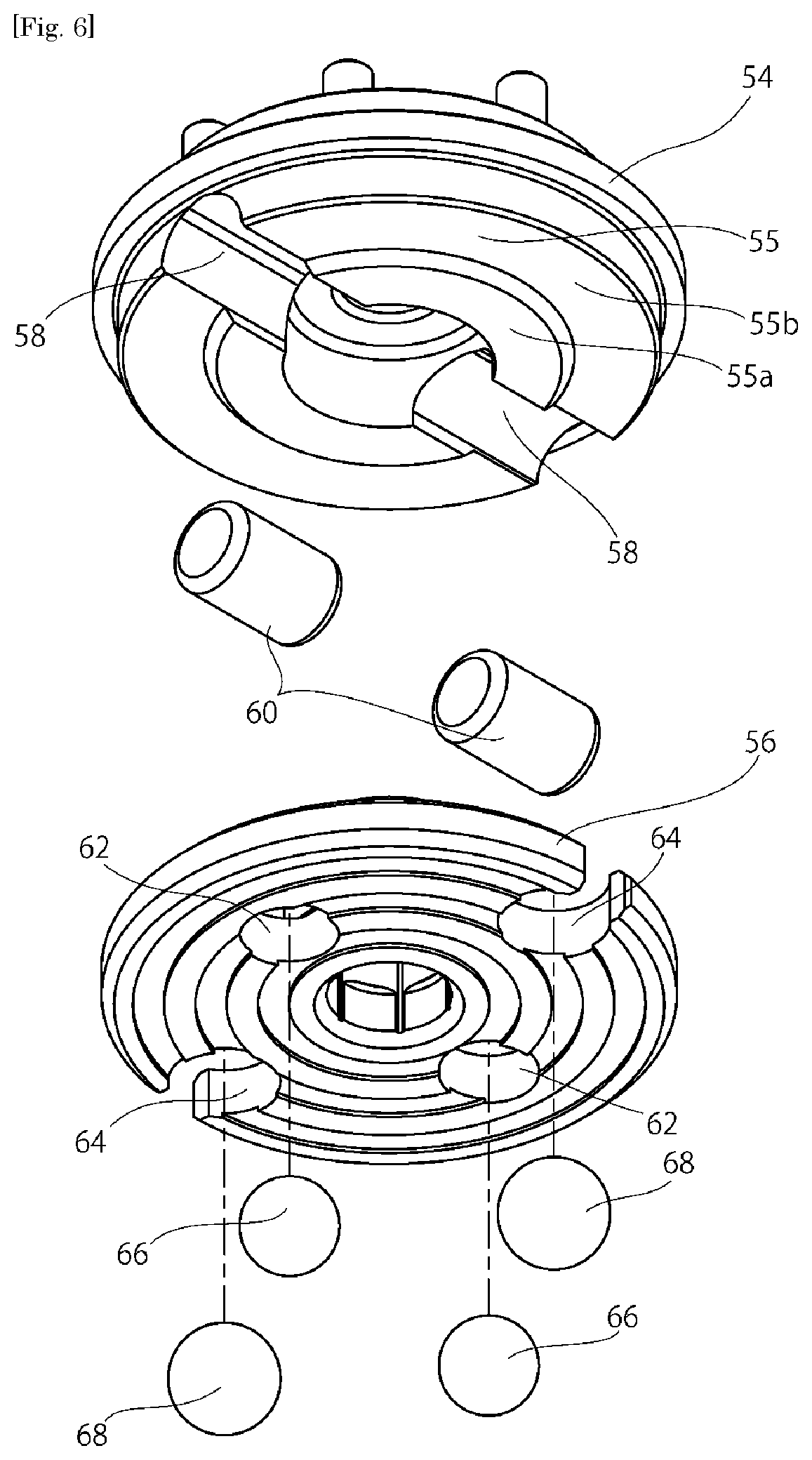 Patent US12129897 Figure 6 – Clutch mechanism and power tool