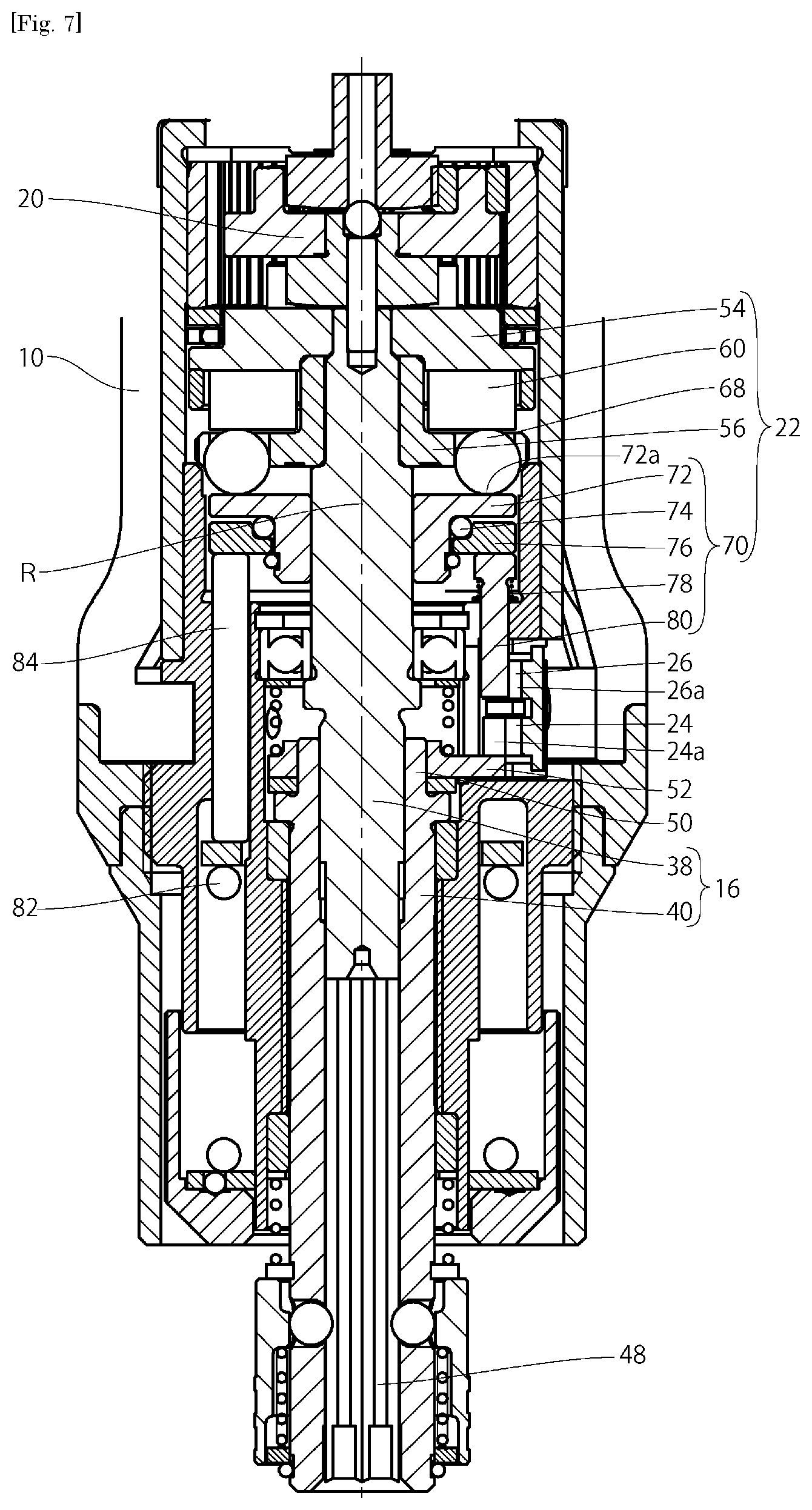 Patent US12129897 Figure 7 – Clutch mechanism and power tool