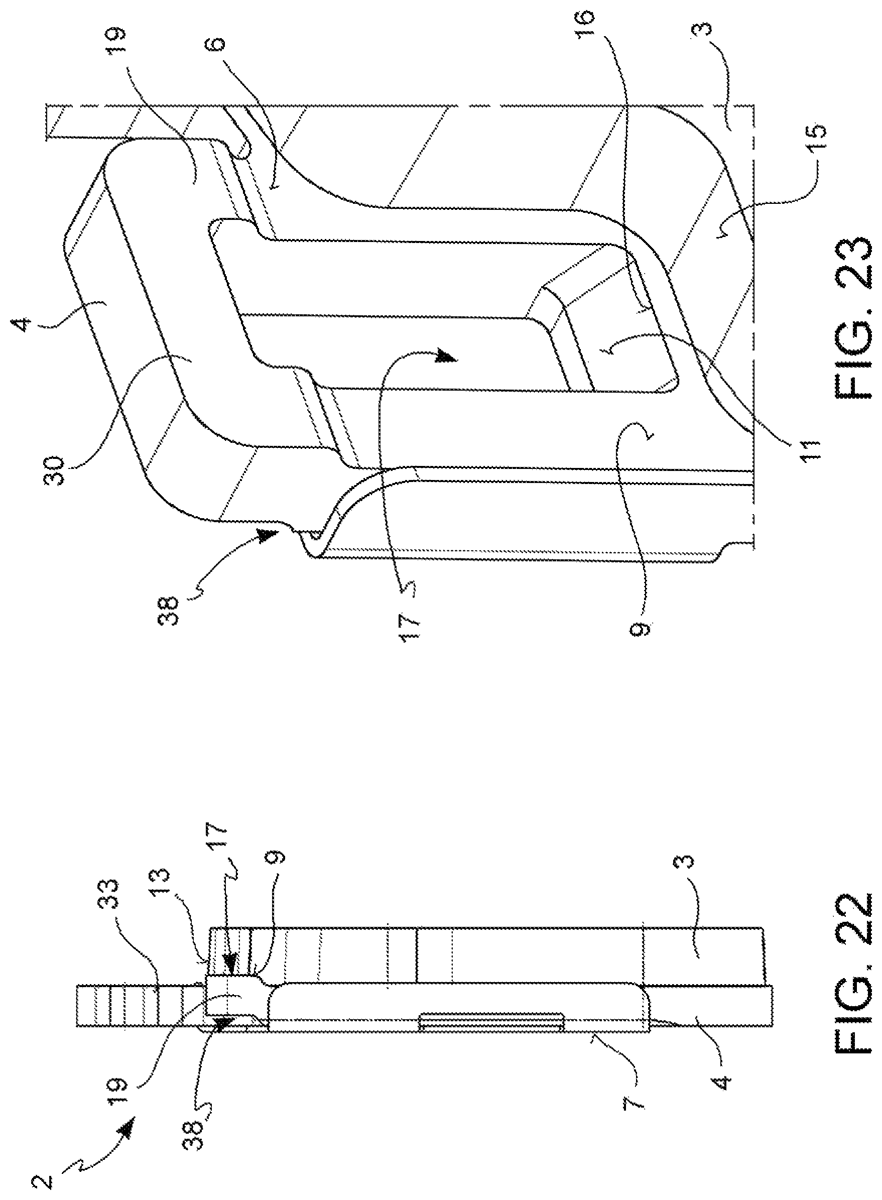 Patent US12129898 Figure 13 – Pad-and-spring assembly for a brake caliper