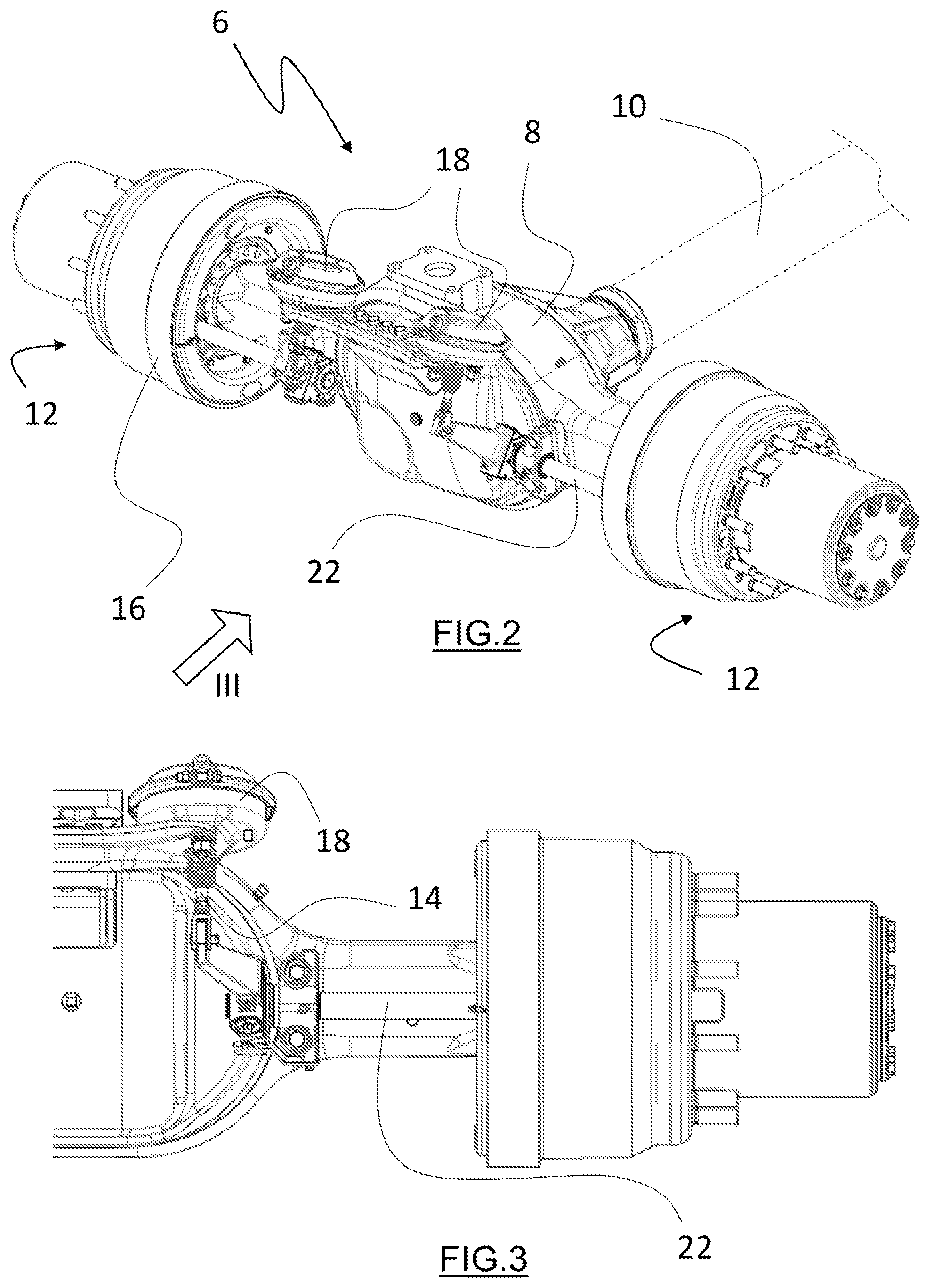 Patent US12129899 Figure 2 – Brake lever for a drum brake arrangement, said brake lever being designed for transmitting the movement of a cylinder rod to a brake shaft