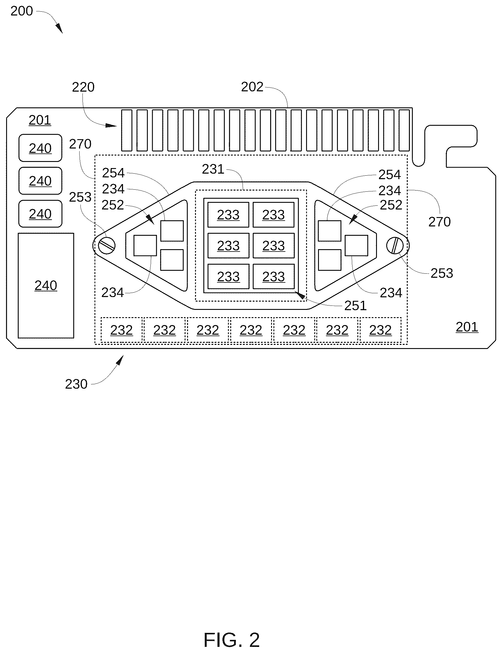 Patent US12129901 Figure 2 – Leaf spring for an integrated circuit heat sink
