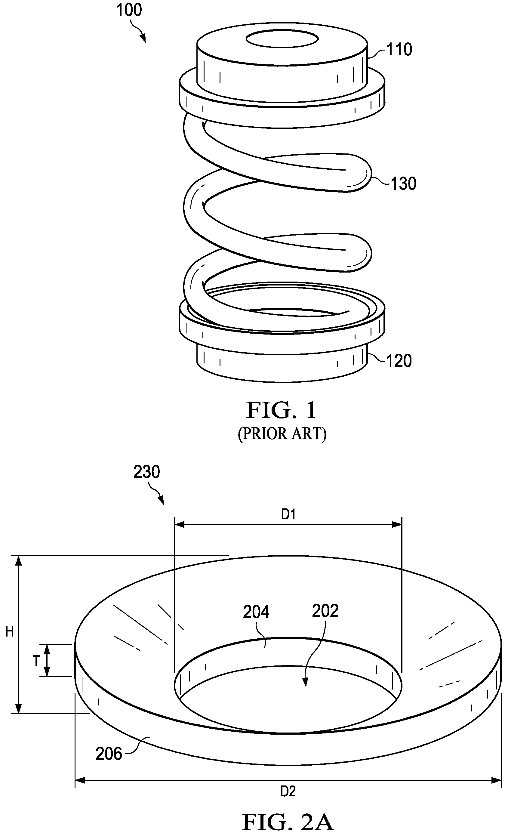 Patent US12129902 — Stacked disk spring vibration isolator with increased lateral load capacity — Figure 1