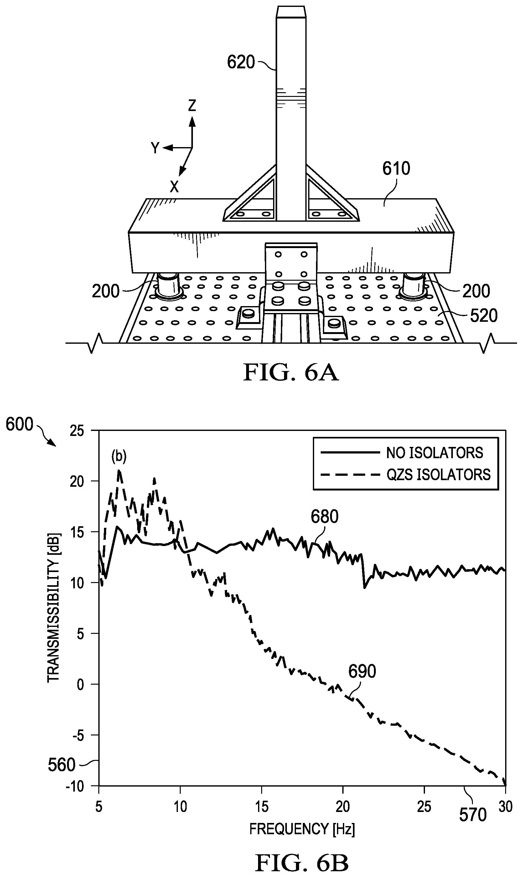 Patent US12129902 Figure 6 – Stacked disk spring vibration isolator with increased lateral load capacity